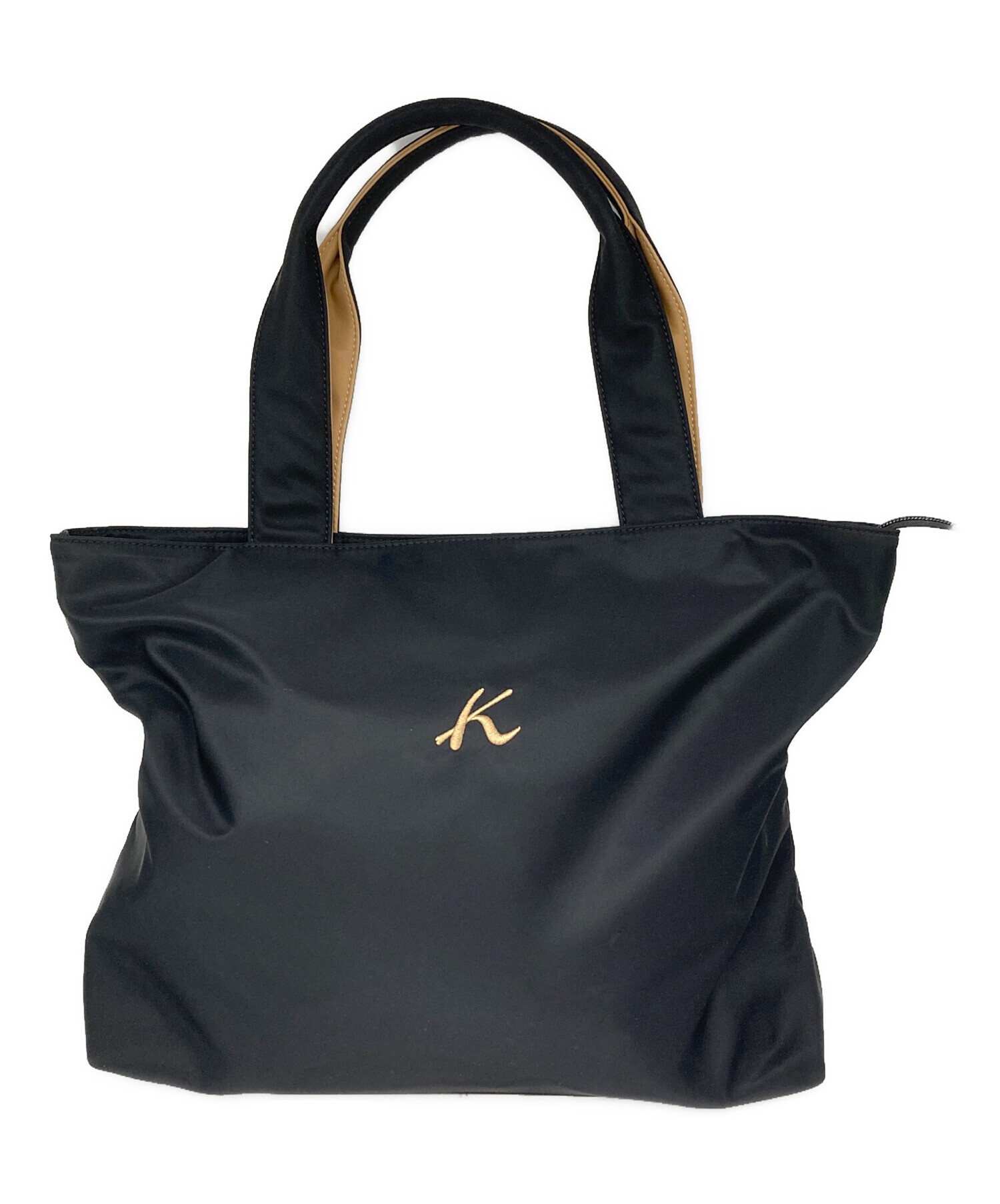 4/25終了 kitamura ナイロン トートバッグ ブラック 新品 キタムラ 中古・古着通販】KITAMURA (キタムラ) トートバッグ ブラック
