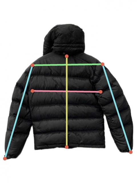 中古・古着通販】PRADA (プラダ) ダウンジャケット ブラック サイズ:46