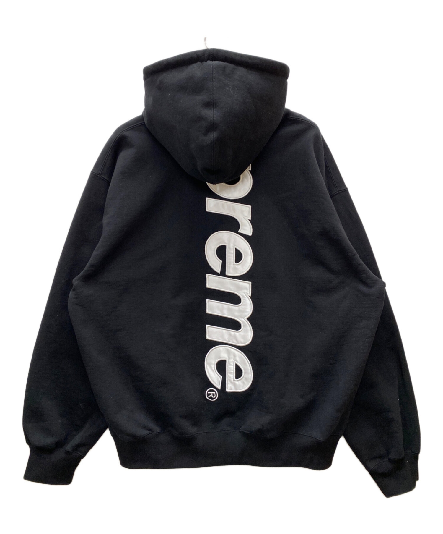 りゅうのすけsupreme パーカー 中古・古着通販】SUPREME (シュプリーム) フーディー ブラック サイズ