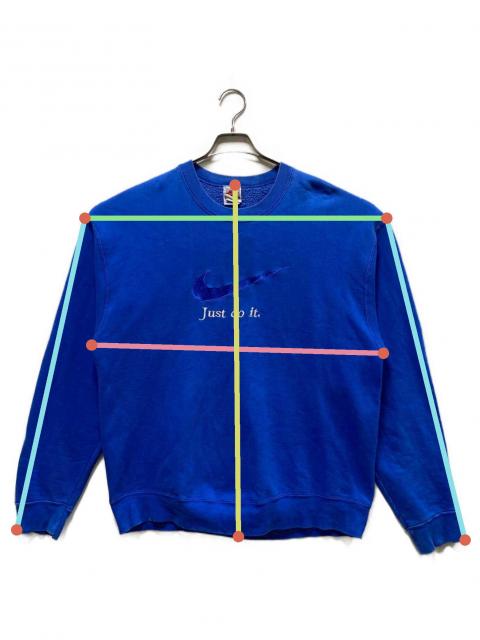 中古・古着通販】NIKE (ナイキ) スウェット ブルー サイズ:XL