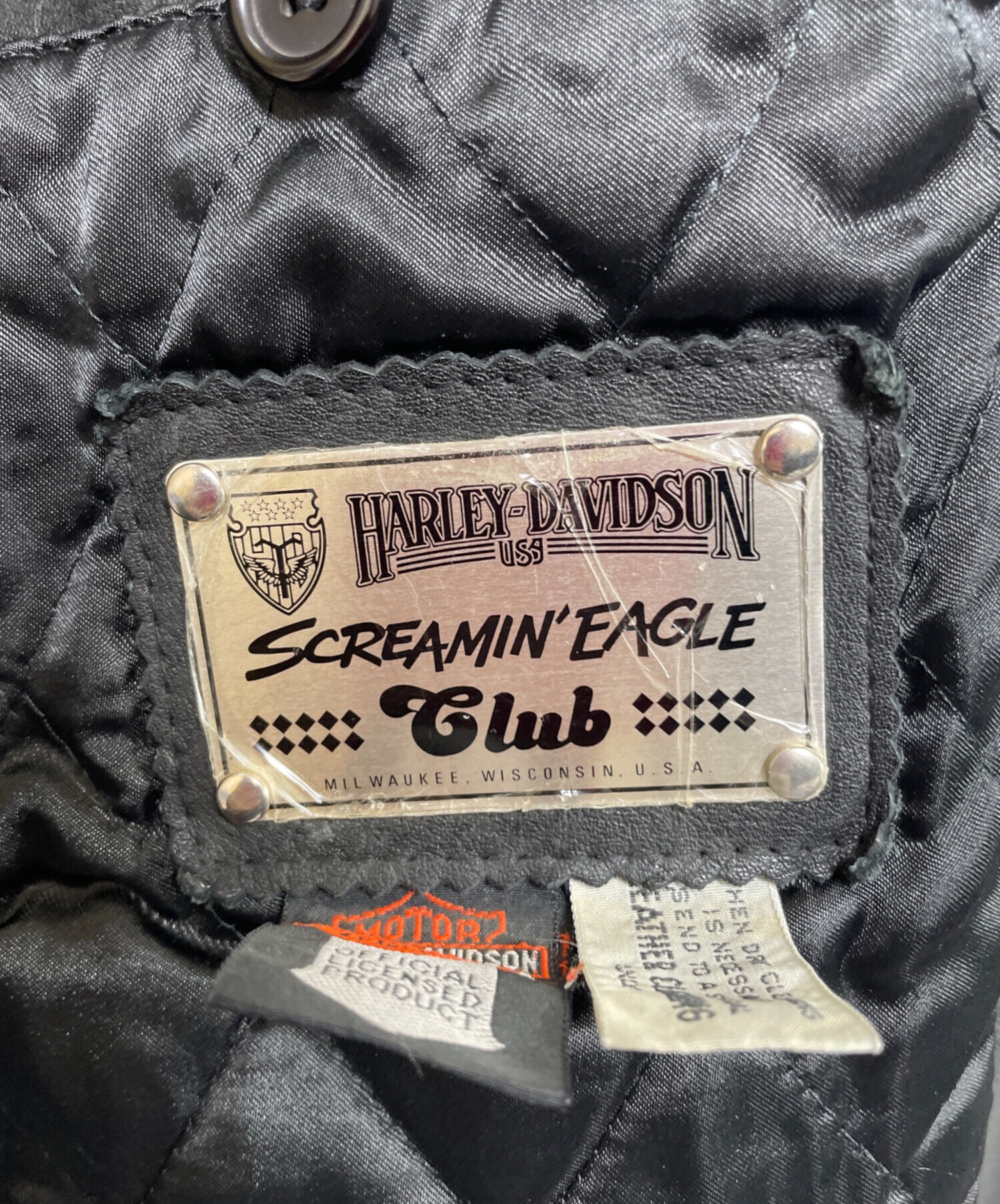 中古・古着通販】HARLEY-DAVIDSON (ハーレーダビッドソン) レザー