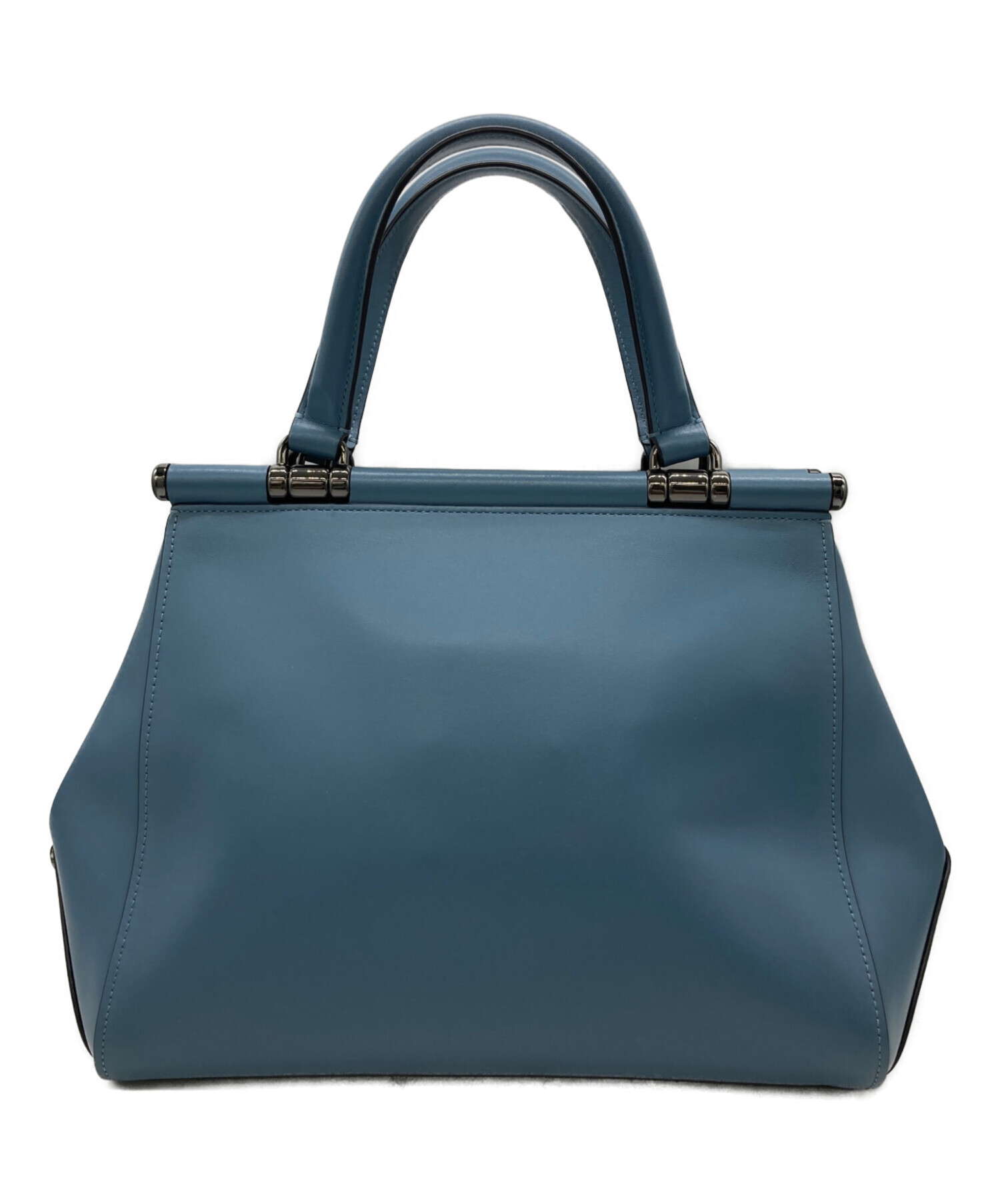 中古・古着通販】COACH (コーチ) 2WAYバッグ スカイブルー｜ブランド 