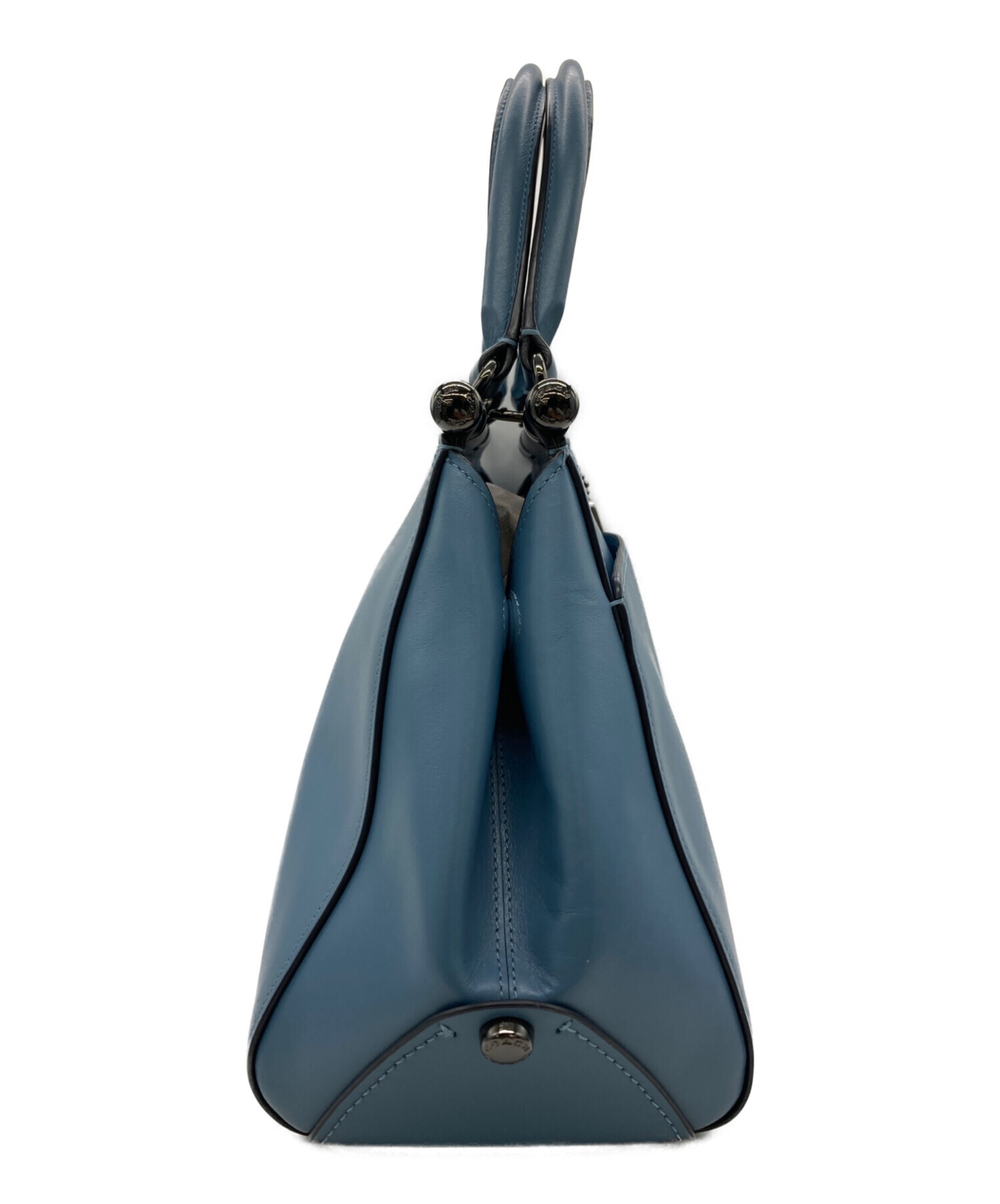 中古・古着通販】COACH (コーチ) 2WAYバッグ スカイブルー｜ブランド