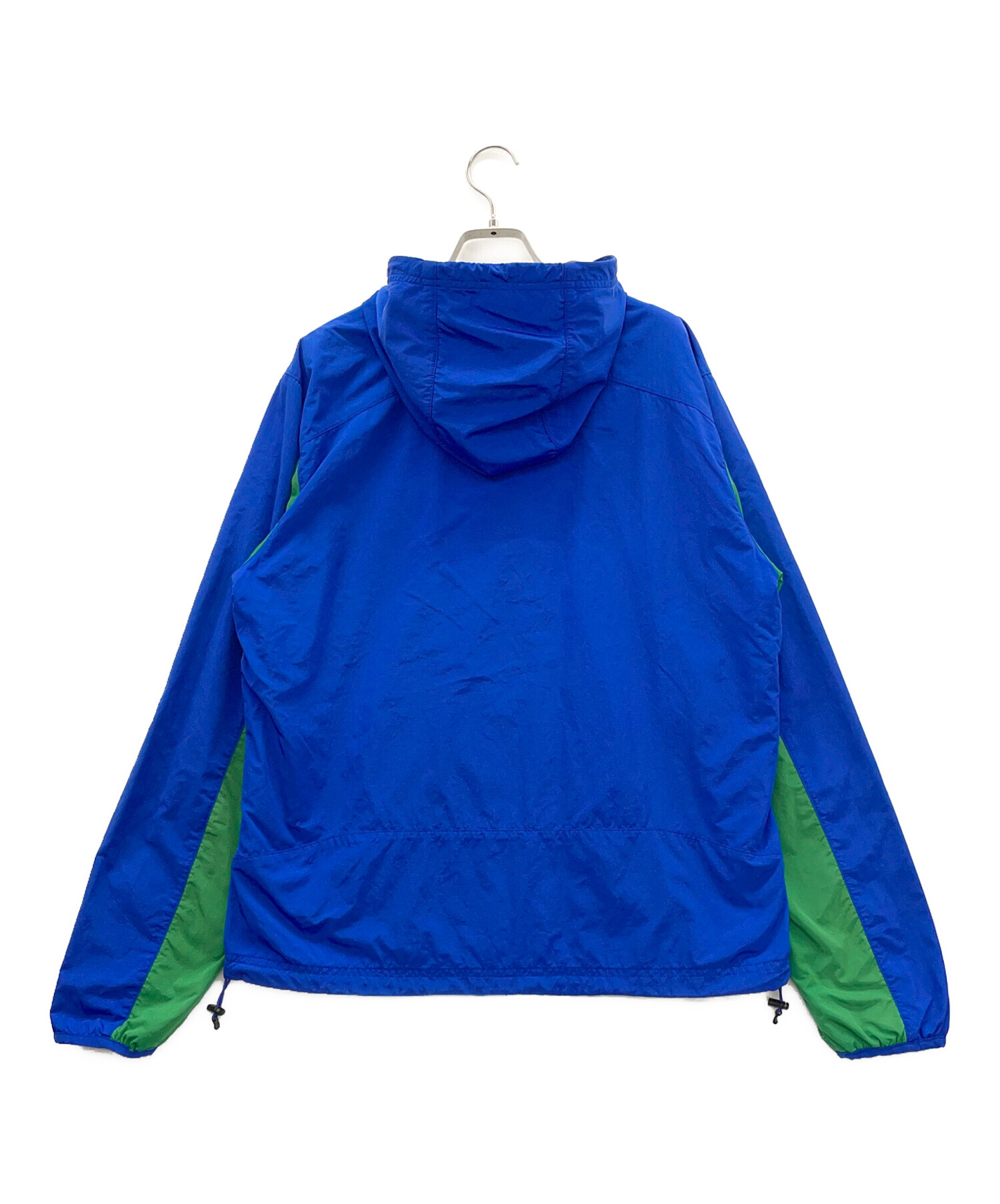 【美品】ポロ ラルフローレン ナイロンジャケット ブルー Mサイズ POLO 中古・古着通販】POLO RALPH LAUREN (ポロ・ラルフローレン) ジップ