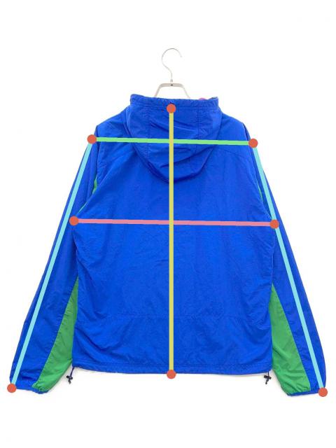 【美品】ポロ ラルフローレン ナイロンジャケット ブルー Mサイズ POLO 中古・古着通販】POLO RALPH LAUREN (ポロ・ラルフローレン) ジップ