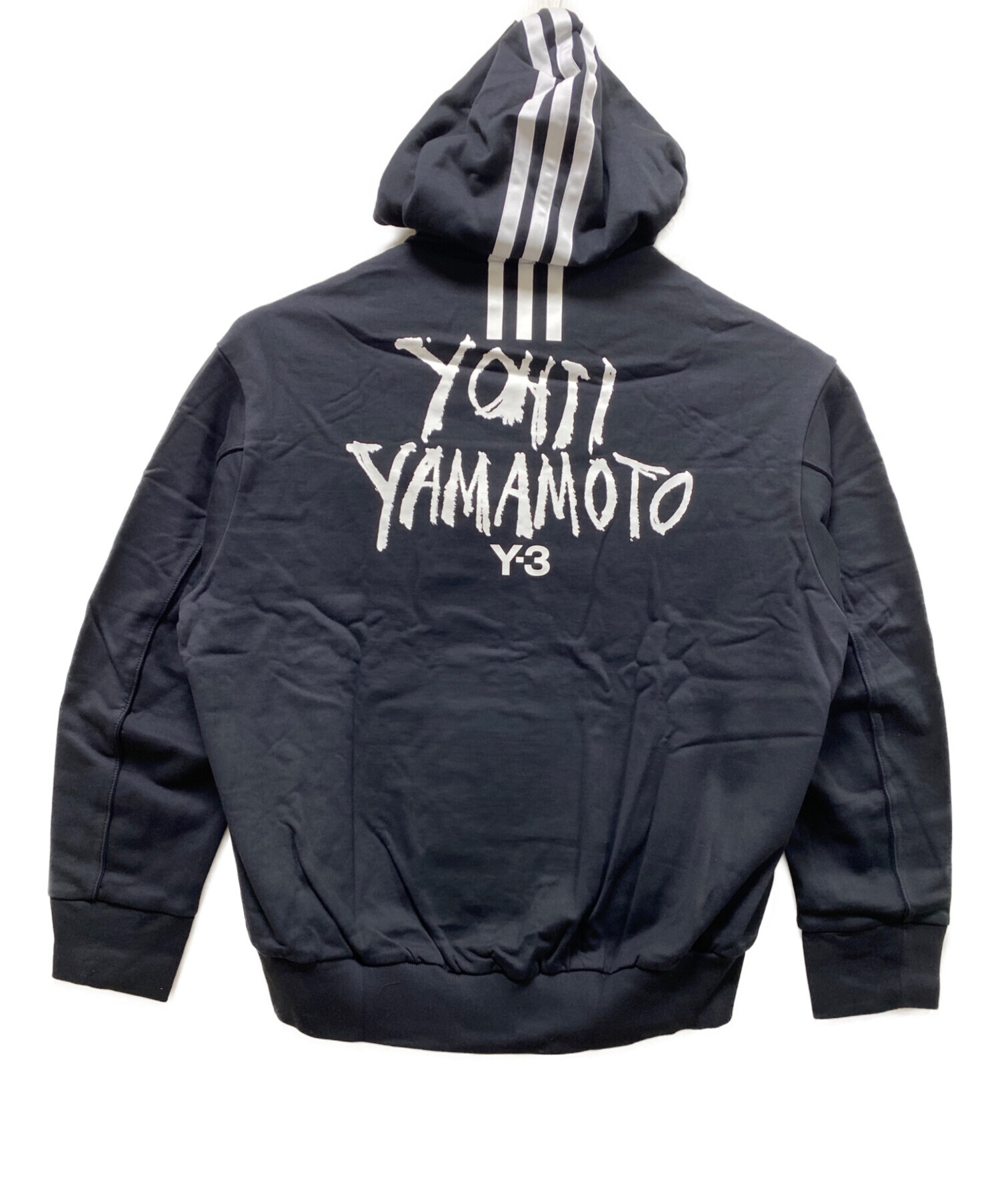中古・古着通販】Y-3 (ワイスリー) ジップパーカー ブラック サイズ 