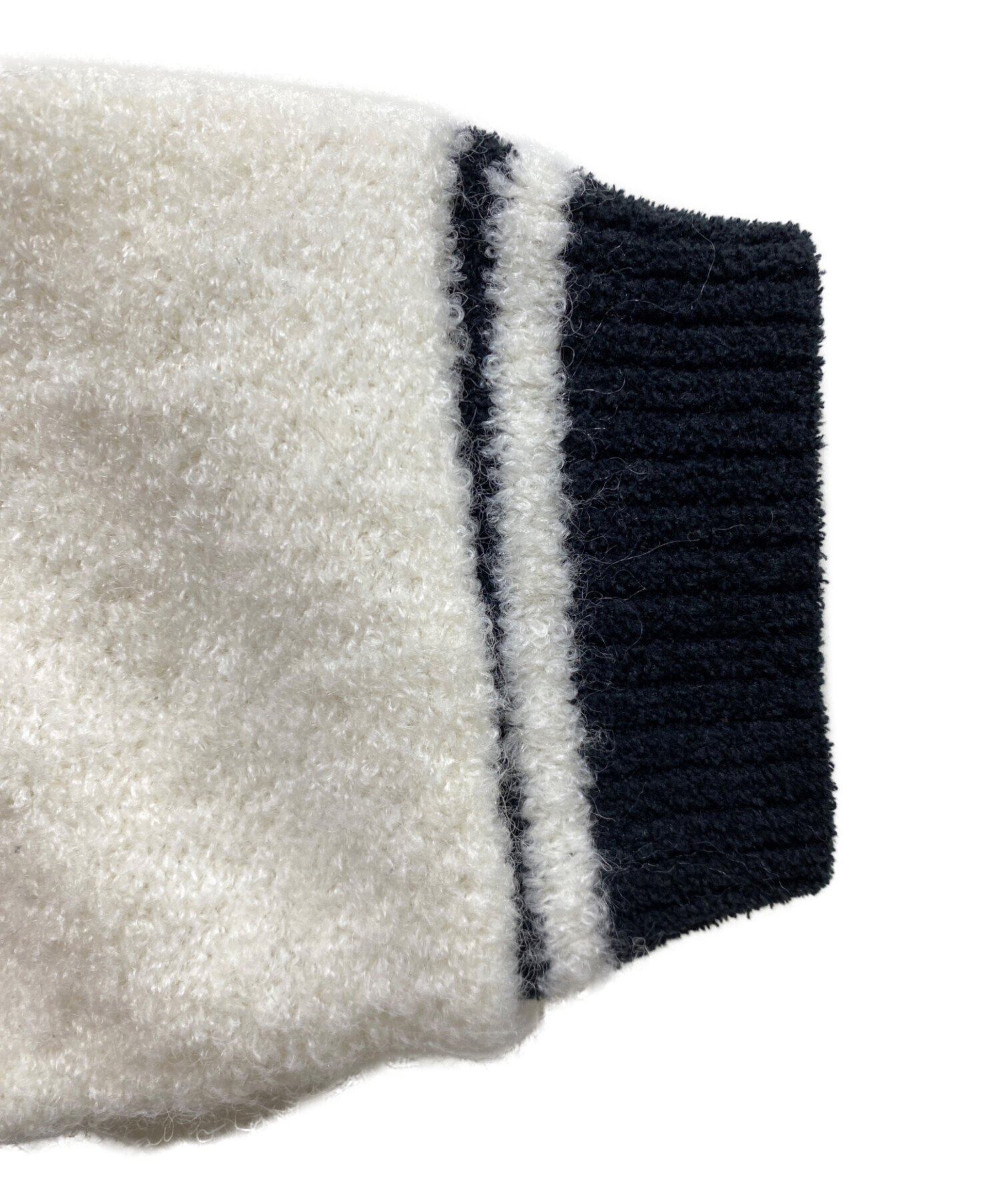 中古・古着通販】HER LIP TO (ハーリップトゥ) Boucle Bicolor Knit 