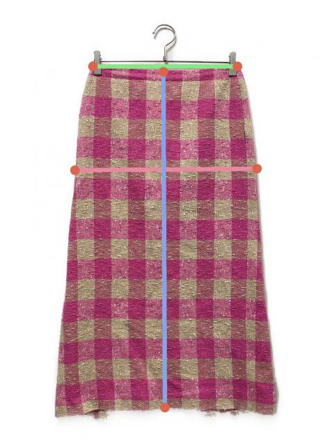 中古・古着通販】DRAWER (ドゥロワー) ブロックチェック シルクネップ