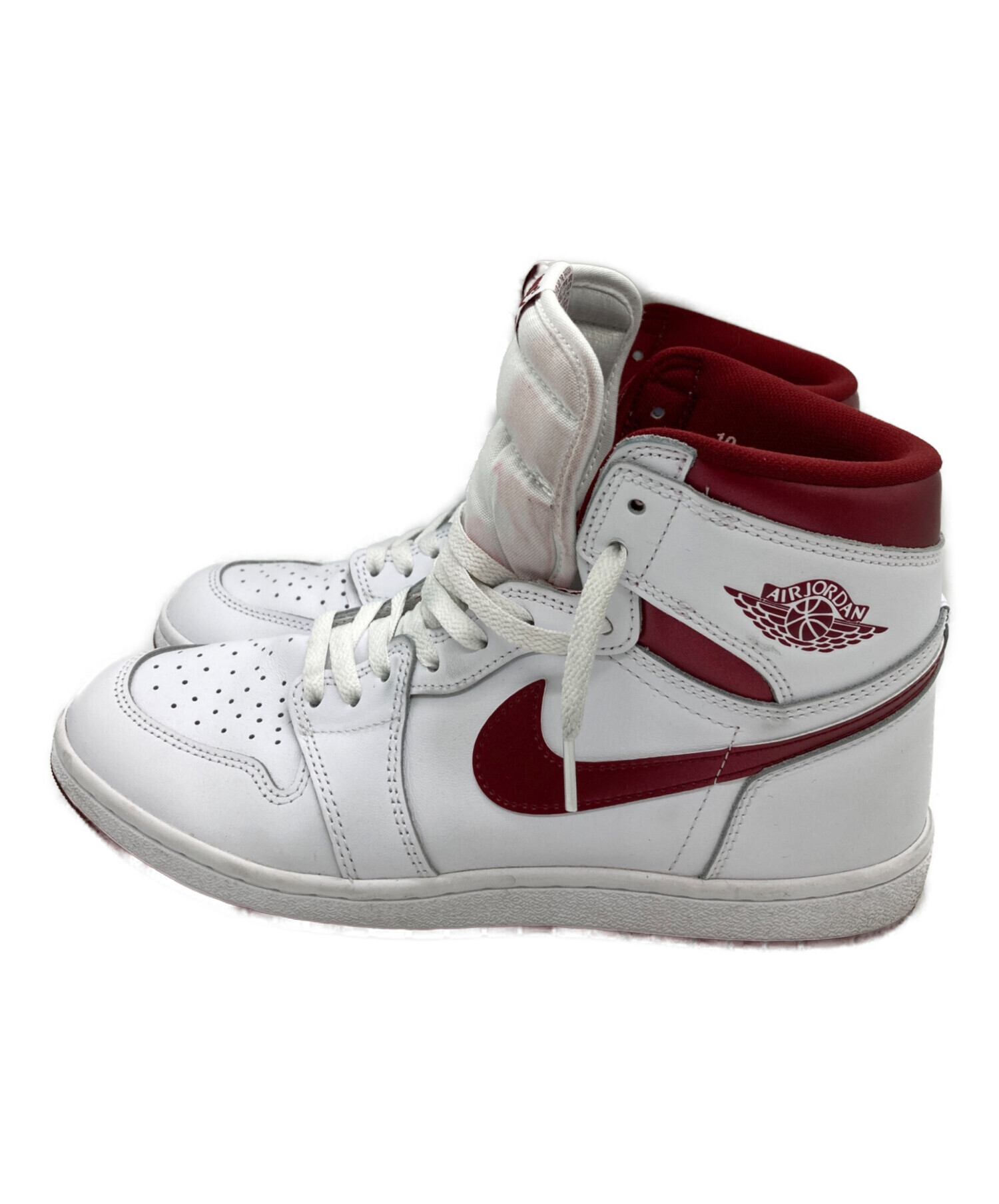 中古・古着通販】NIKE (ナイキ) AIR JORDAN1HI85 ホワイト×レッド 