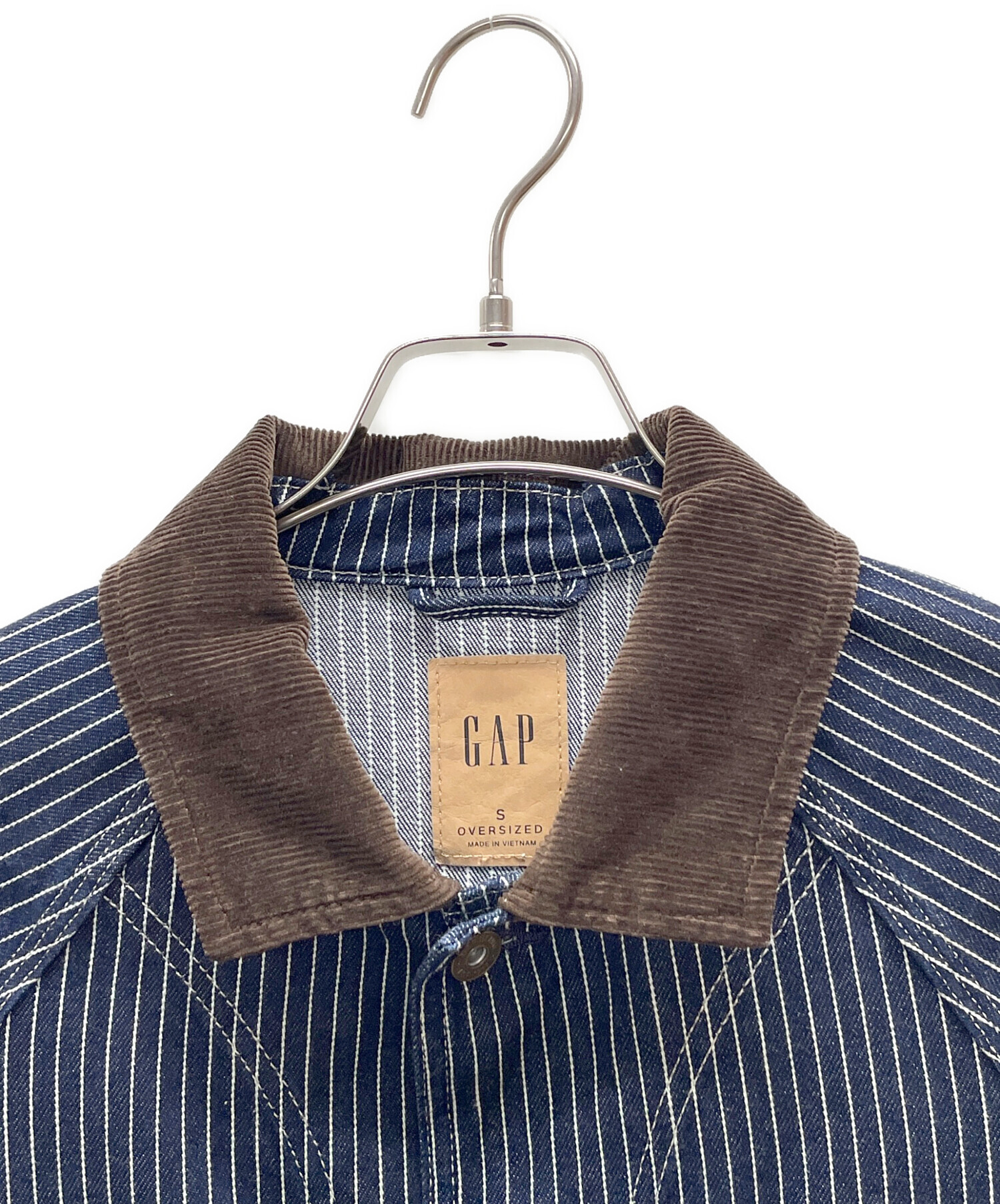 中古・古着通販】GAP (ギャップ) デニムカバーオール ブルー サイズ:S