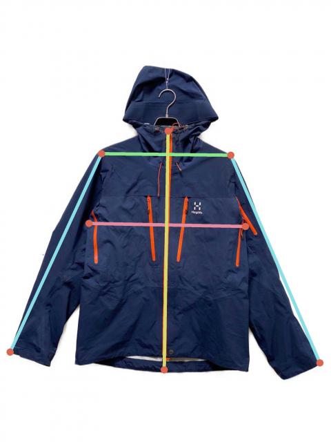 Haglöfs ジャケット　中古美品 中古・古着通販】HAGLOFS (ホグロフス) SPITZ JACKET ネイビー サイズ