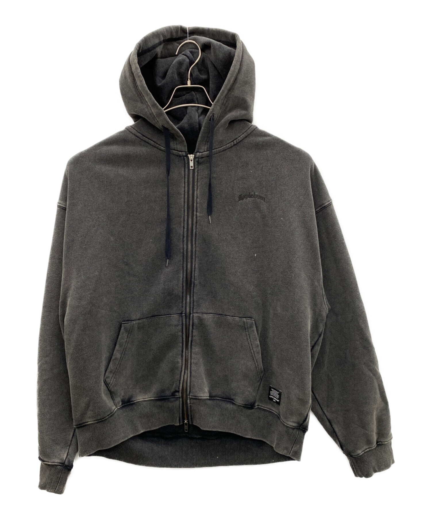 中古・古着通販】APPLEBUM (アップルバム) ジップパーカー ブラック