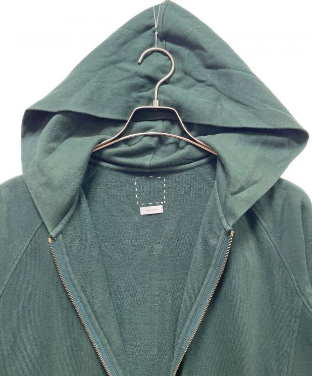 【レア】visvim ヴィズヴィム　ビズビム　ジップパーカー　フルジップ 中古・古着通販】VISVIM (ビズビム) ジップパーカー グリーン サイズ