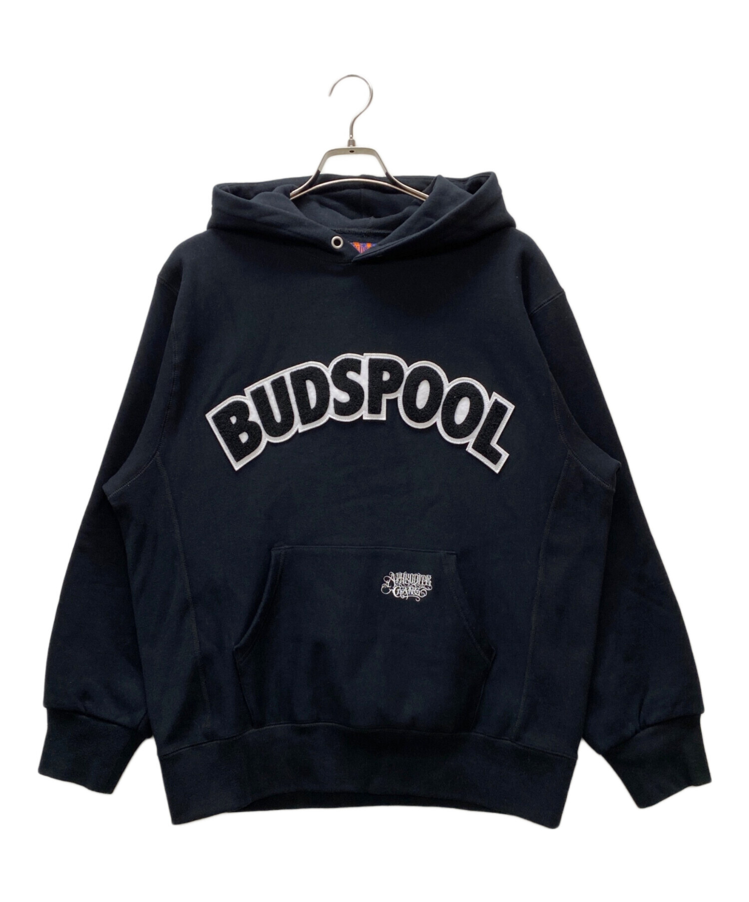 BABYL パーカー Tシャツ 中古 グッズ 古着 中古・古着通販】BUDSPOOL (バッズプール) パーカー ブラック サイズ:M