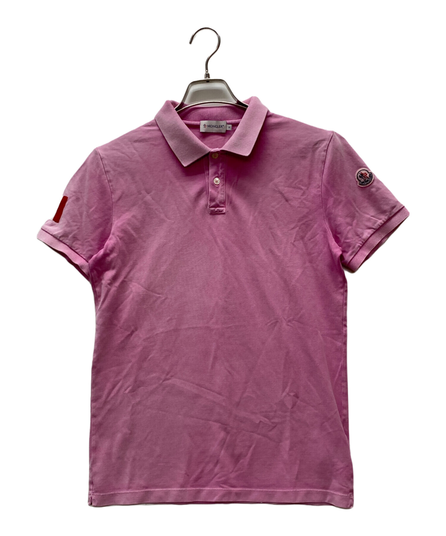 中古・古着通販】MONCLER (モンクレール) ポロシャツ ピンク サイズ:S