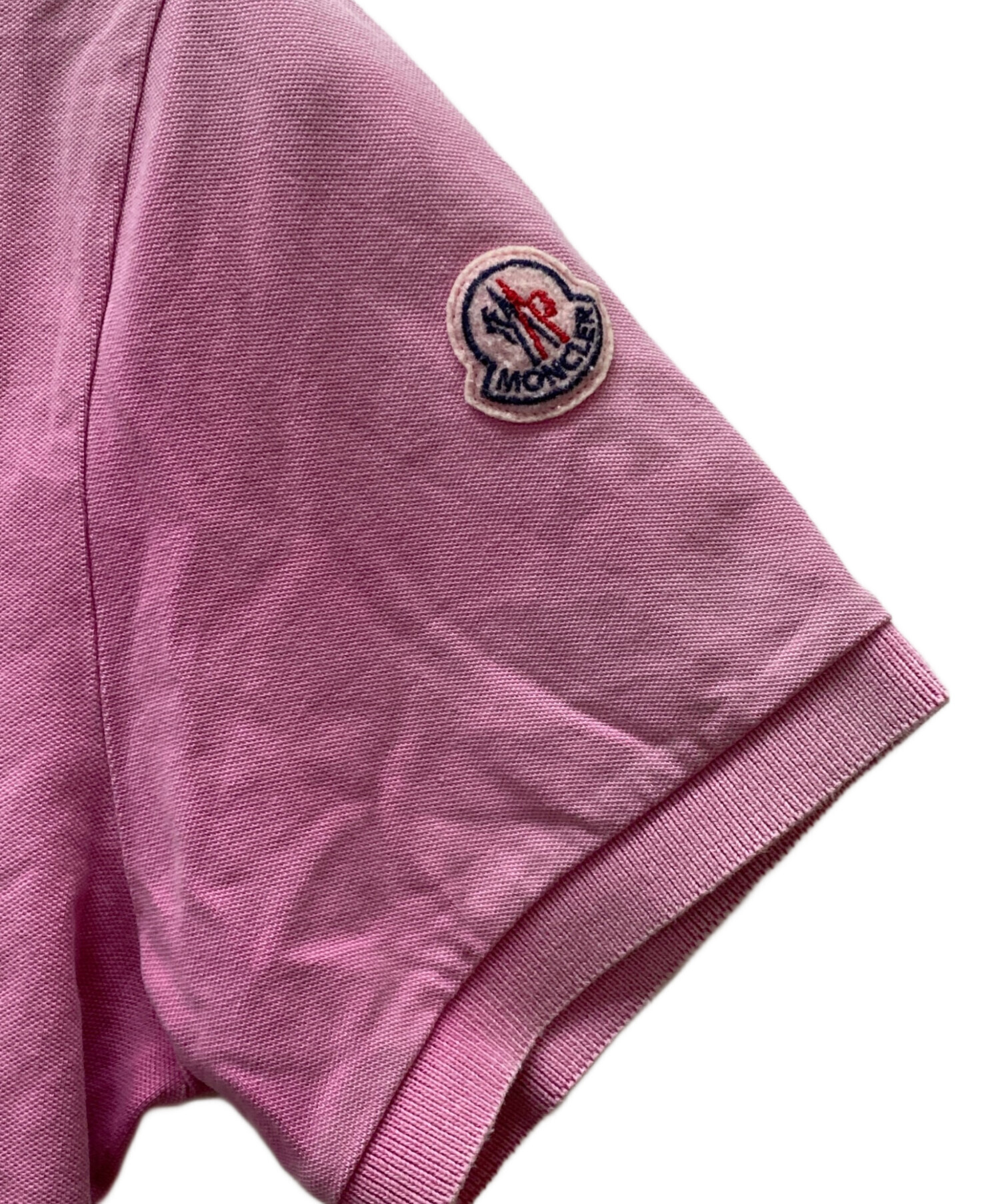 中古・古着通販】MONCLER (モンクレール) ポロシャツ ピンク サイズ:S