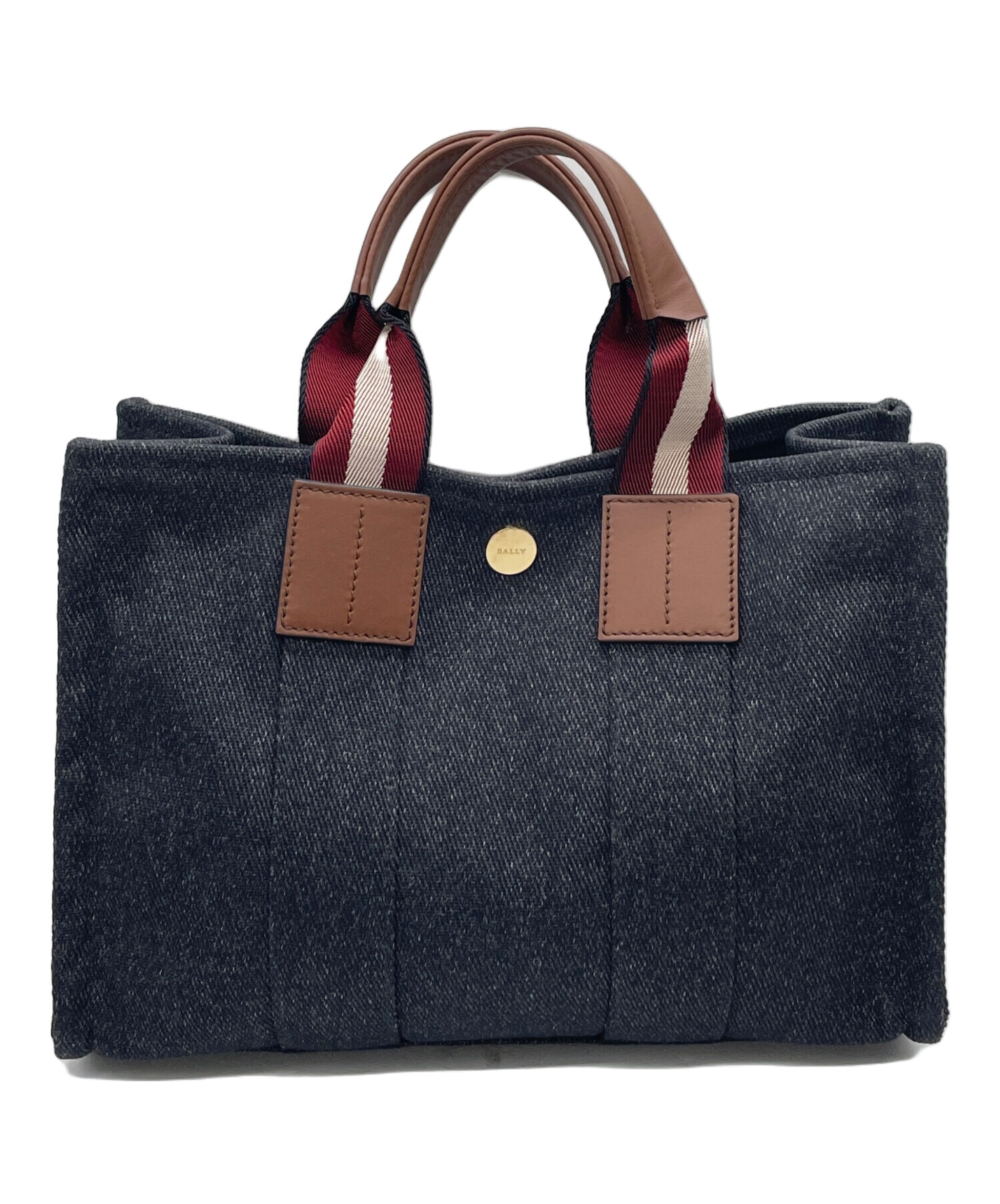 BALLY バリーハンドバッグ 中古・古着通販】BALLY (バリー) ハンドバッグ ブラック｜ブランド