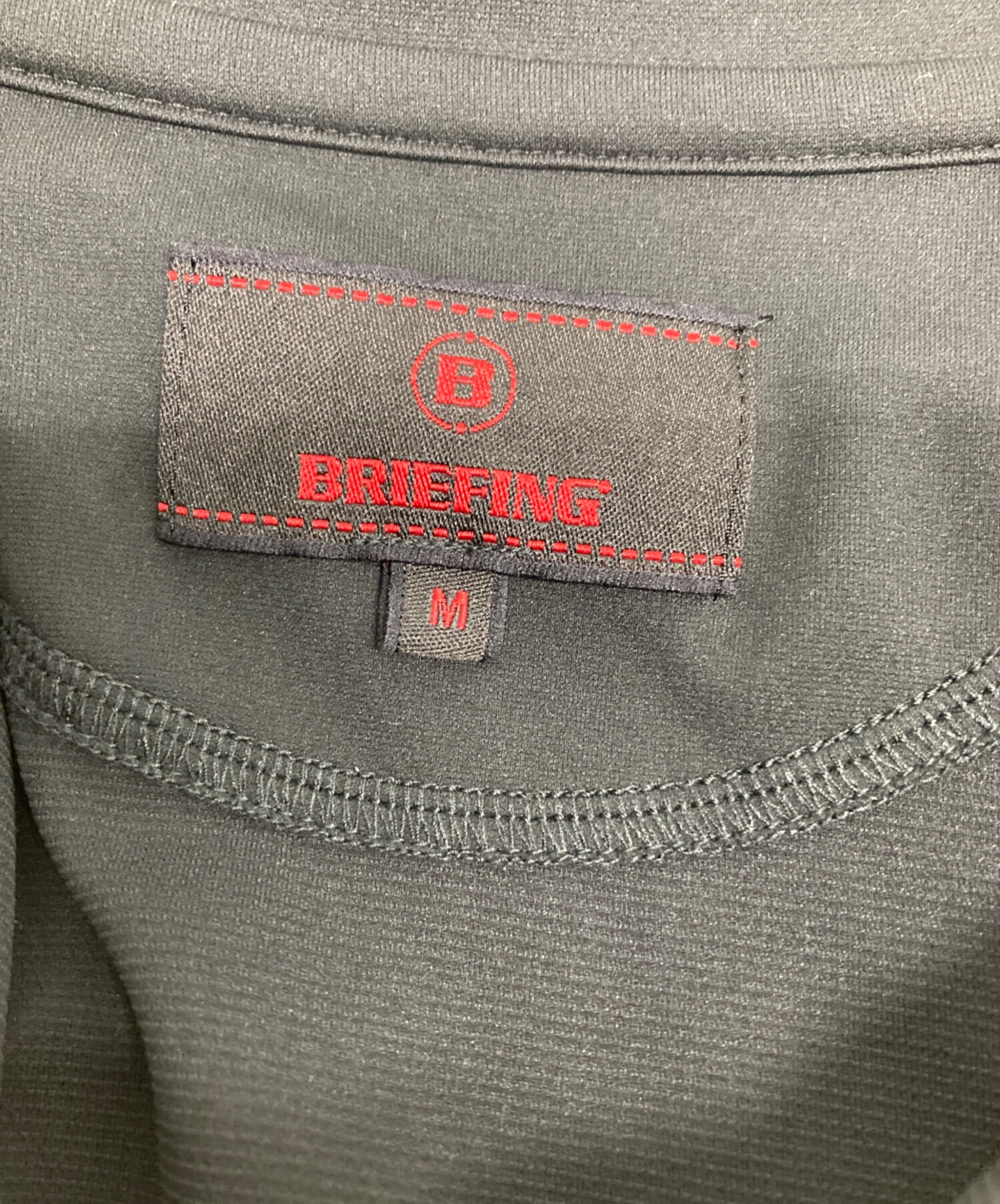 中古・古着通販】BRIEFING (ブリーフィング) ハーフジップシャツ