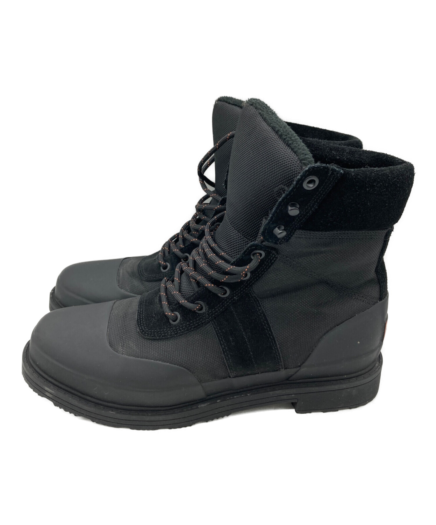 ハンタースノーブーツCommando Boot HUNTER (ハンター) ORIGINAL INSULATED COMMANDO BOOT ブラック サイズ