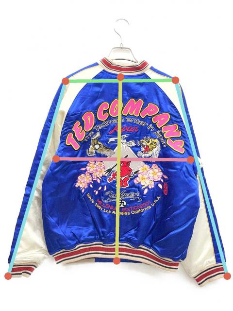 中古・古着通販】TED COMPANY (テッドカンパニー) スカジャン ブルー