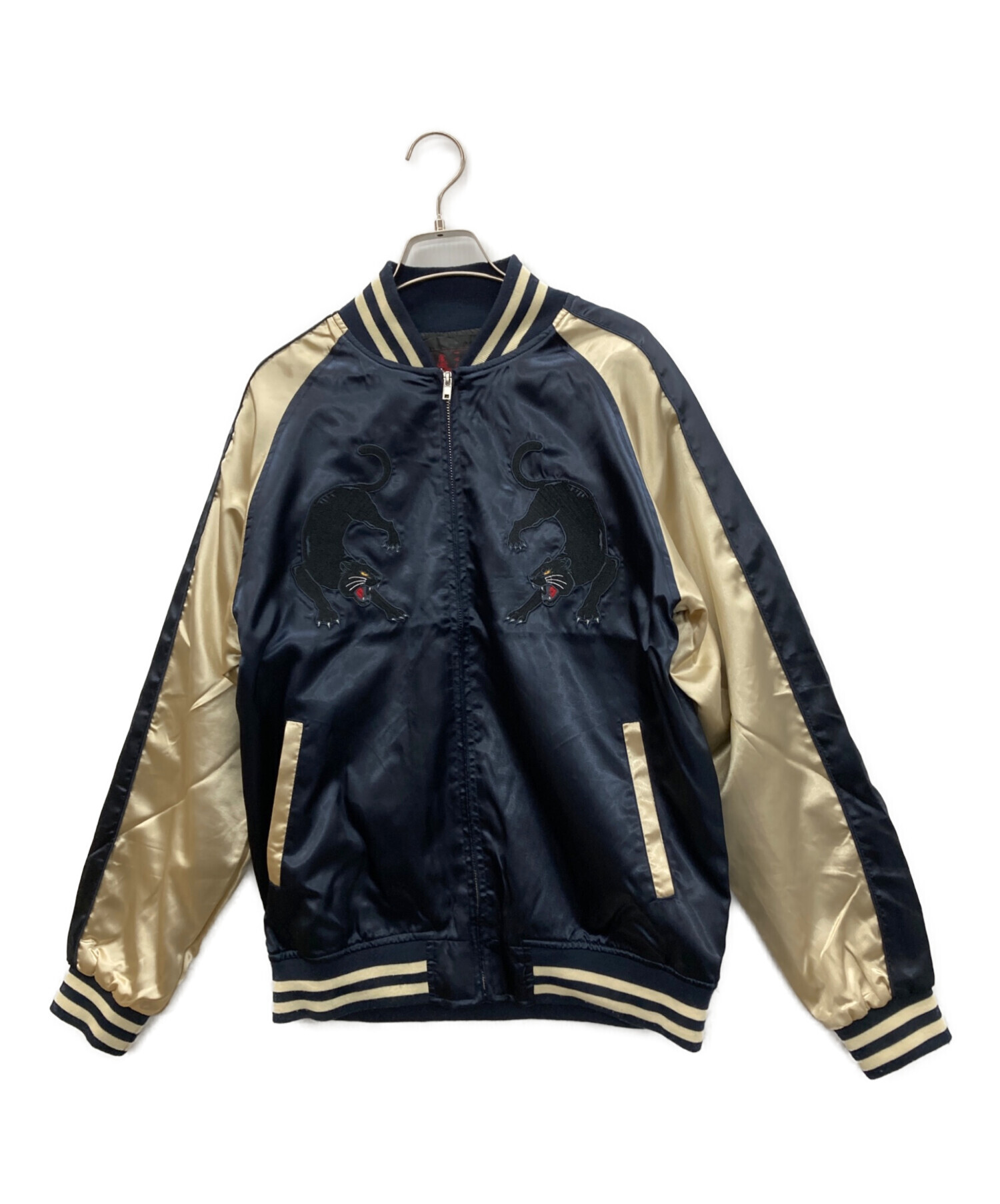 中古・古着通販】一心如鏡 (イッシンニョキョウ) スカジャン ネイビー