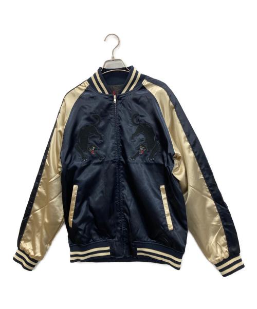 中古・古着通販】一心如鏡 (イッシンニョキョウ) スカジャン ネイビー