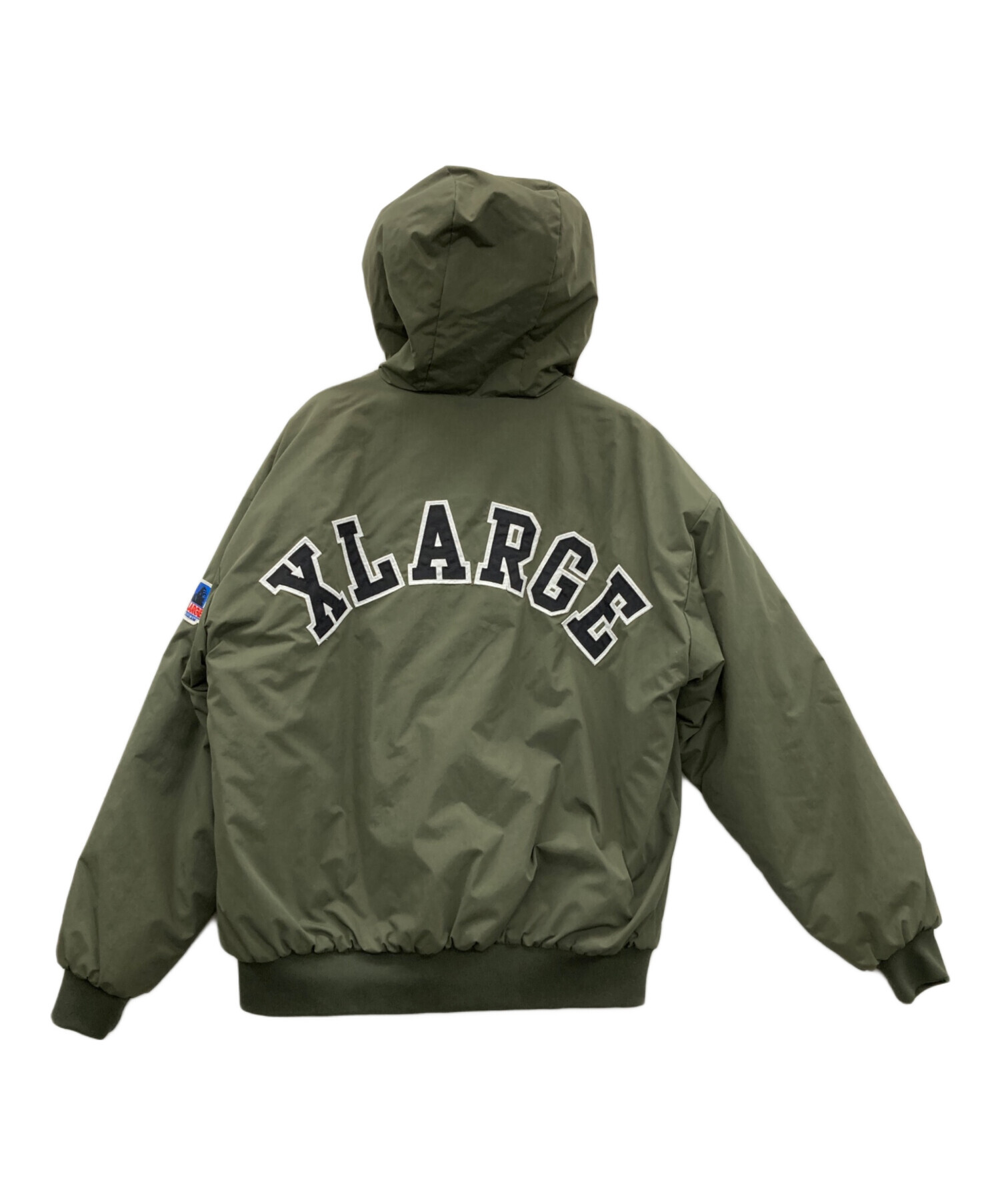 中古・古着通販】X-LARGE (エクストララージ) 中綿ジャケット グリーン