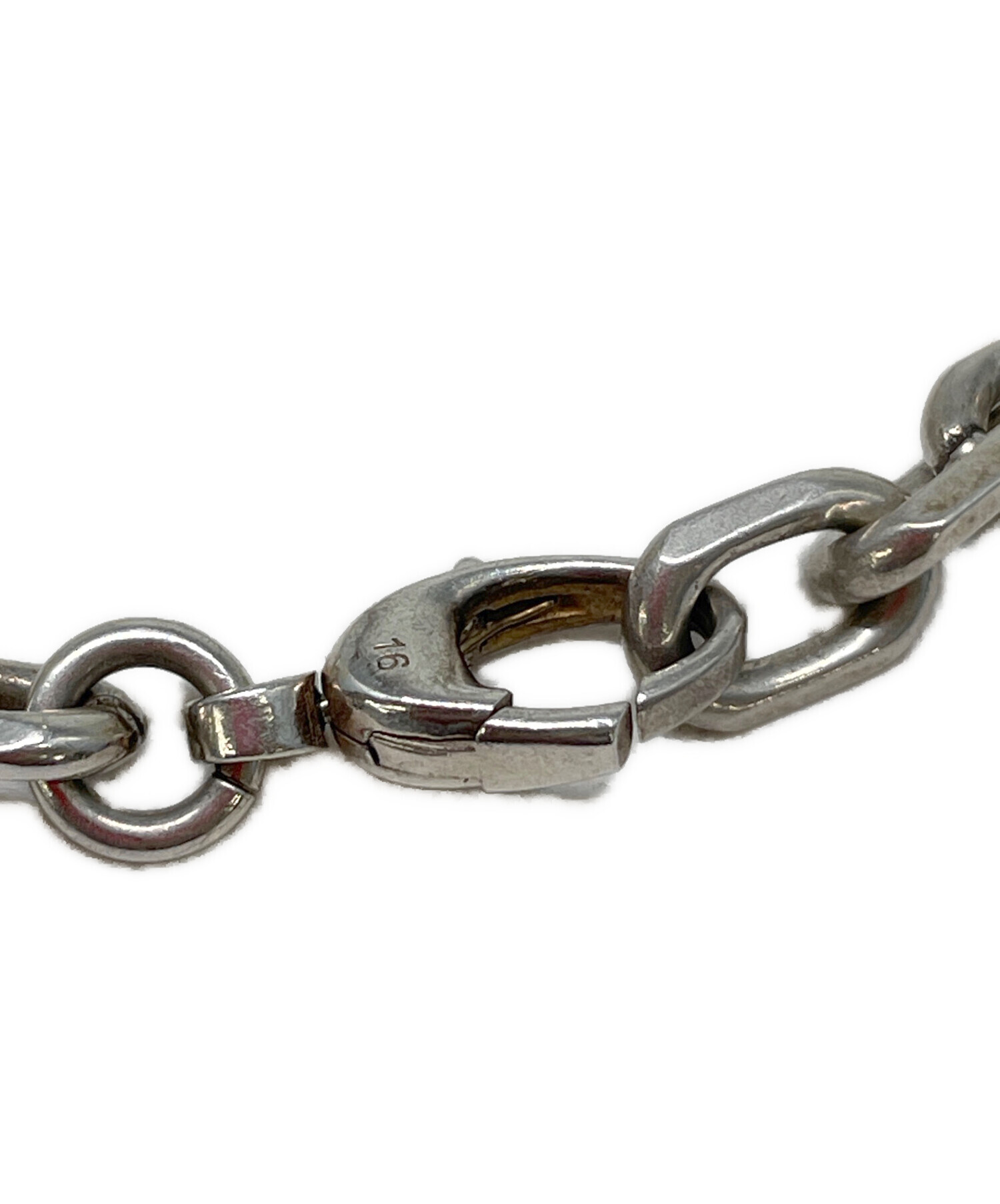 中古・古着通販】GUCCI (グッチ) チェーンブレスレット シルバー