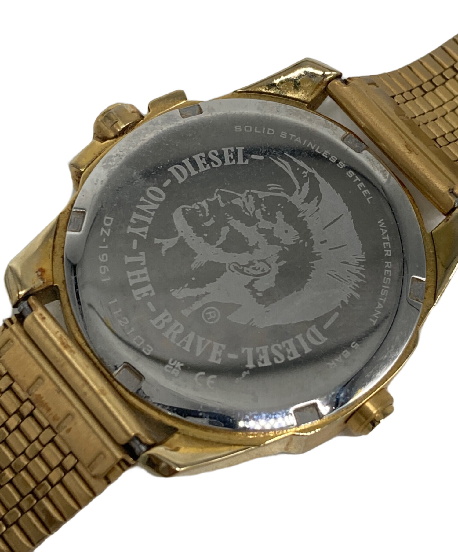 中古・古着通販】DIESEL (ディーゼル) デジタルウォッチ ゴールド