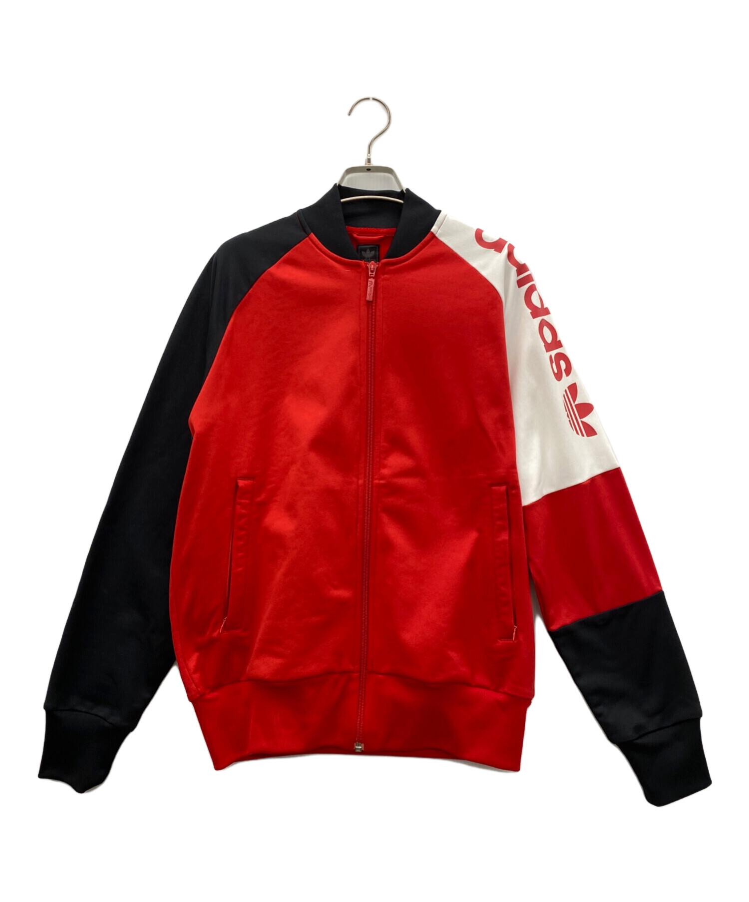 古着  アディダス トラックジャケット SST レッド L 中古・古着通販】adidas (アディダス) トラックジャケット レッド