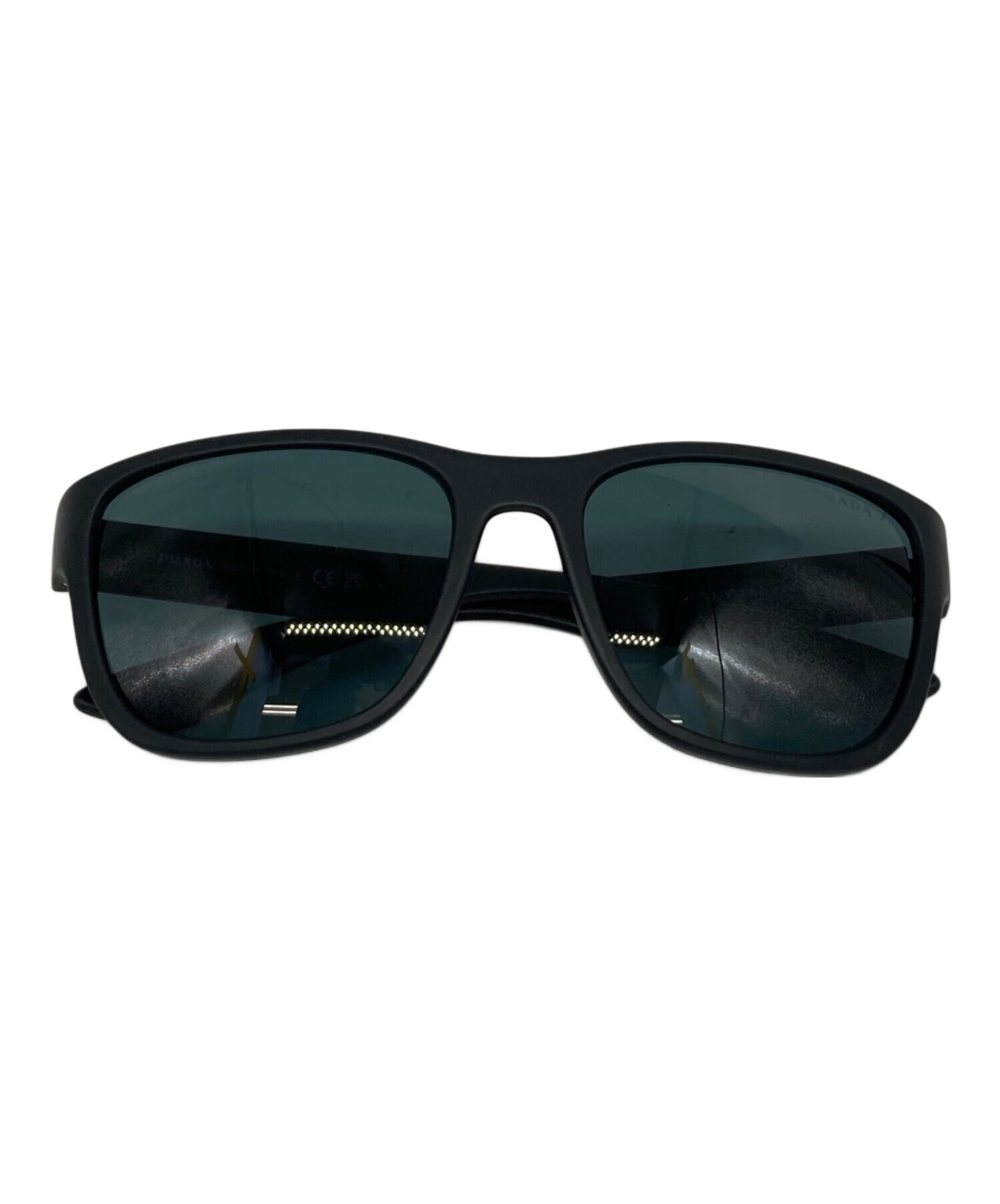 新品未使用　プラダ　サングラス 中古・古着通販】PRADA (プラダ) サングラス ブラック×ブルー サイズ