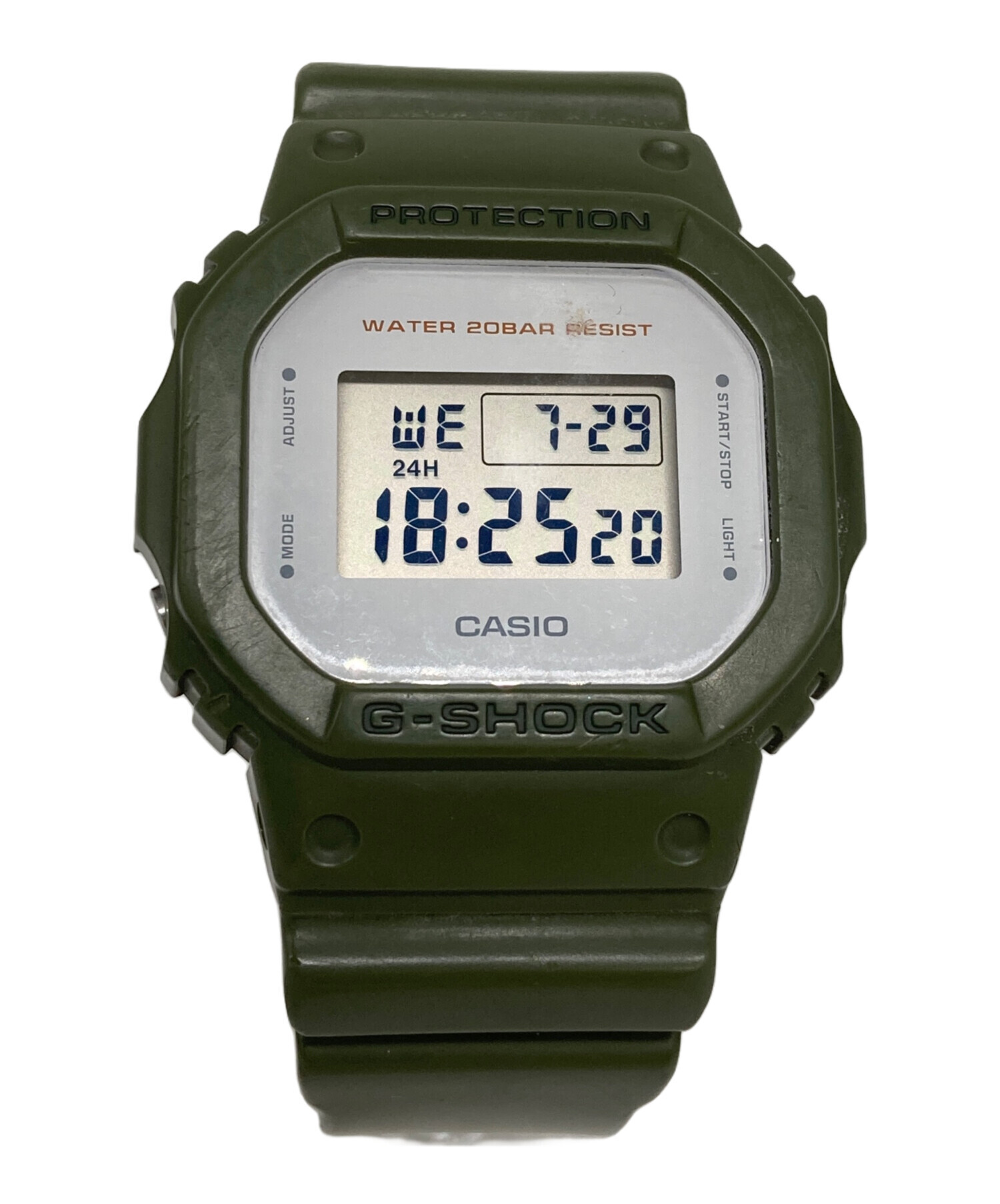 CASIO G-SHOCK カシオジーショック 腕時計  緑 【古着】【中古】【送料無料】 中古・古着通販】CASIO (カシオ) G-SHOCK オリーブ｜ブランド・古着