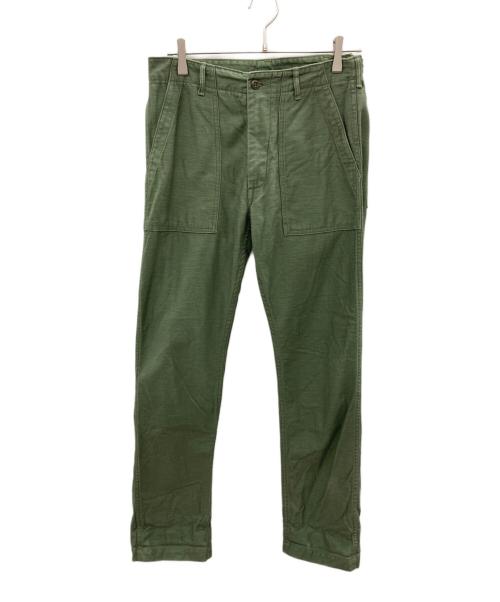 【極美品】　orSlow 日本製 ベイカーパンツ S オリーブ オアスロウ 中古・古着通販】orSlow (オアスロウ) ベイカーパンツ オリーブ サイズ