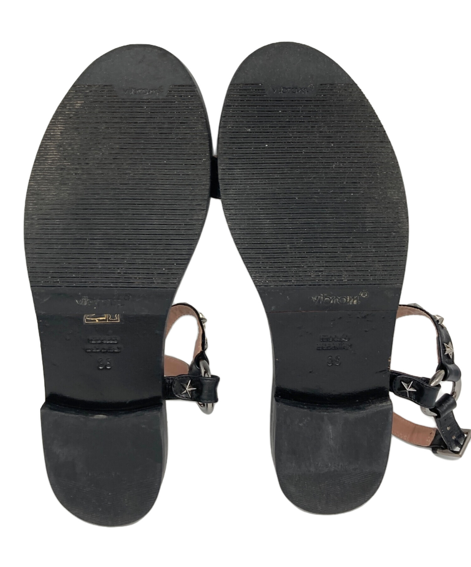 レッドヴァレンティノ　ダークブラウン ストラップミュール 37サイズ 中古・古着通販】RED VALENTINO (レッドヴァレンティノ) サンダル
