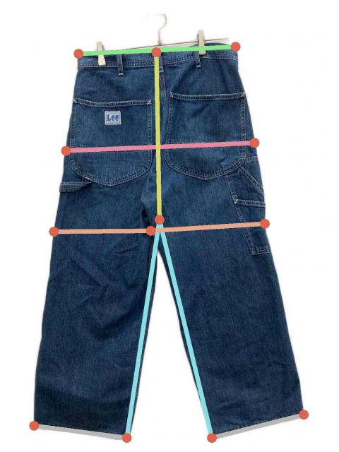 中古・古着通販】LEE (リー) ペインターパンツ インディゴ サイズ:M