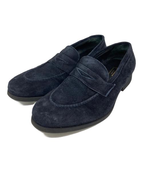 中古・古着通販】Ferrante (フェランテ) スエードローファー ネイビー