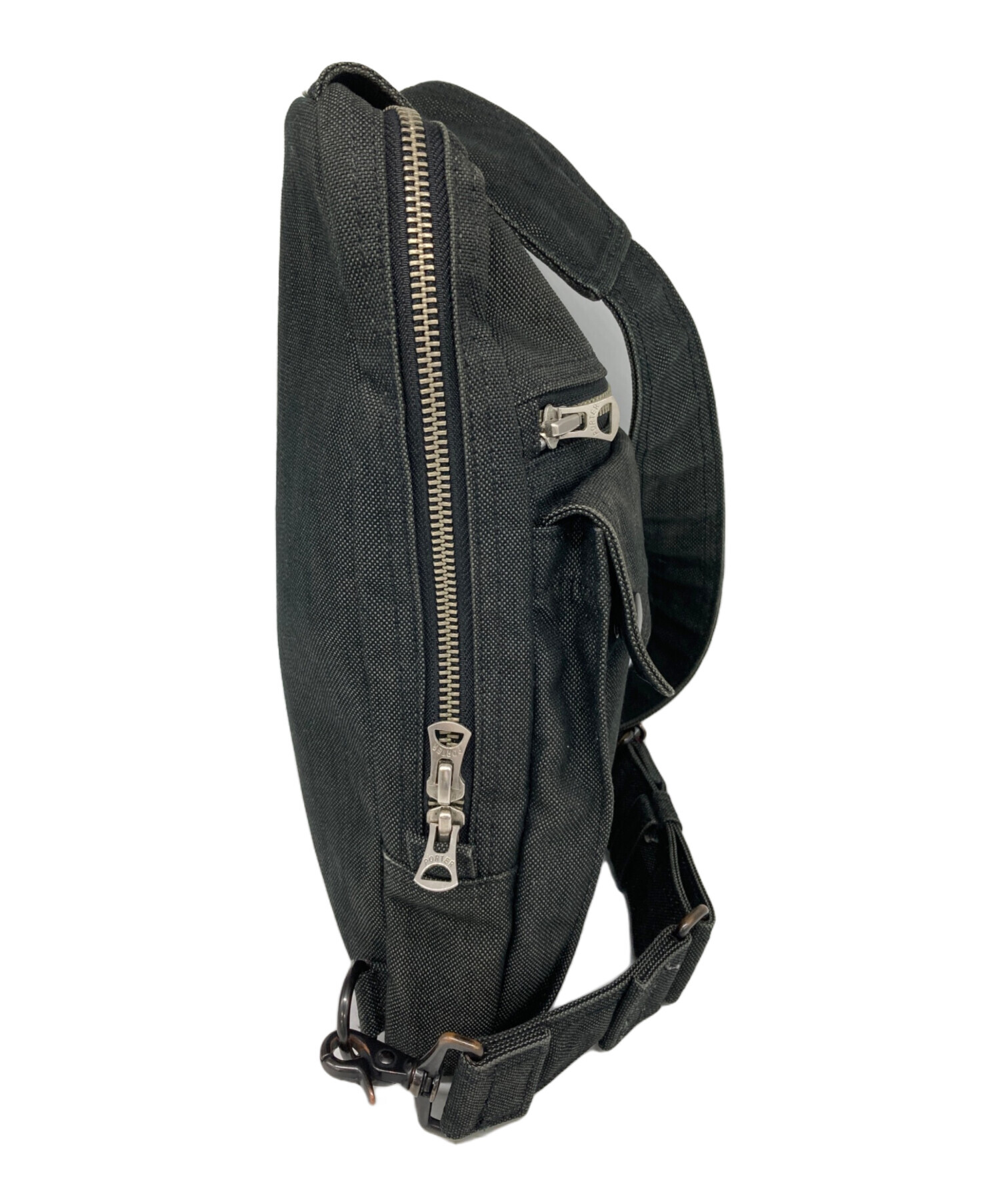 中古・古着通販】PORTER (ポーター) ショルダーバッグ ブラック