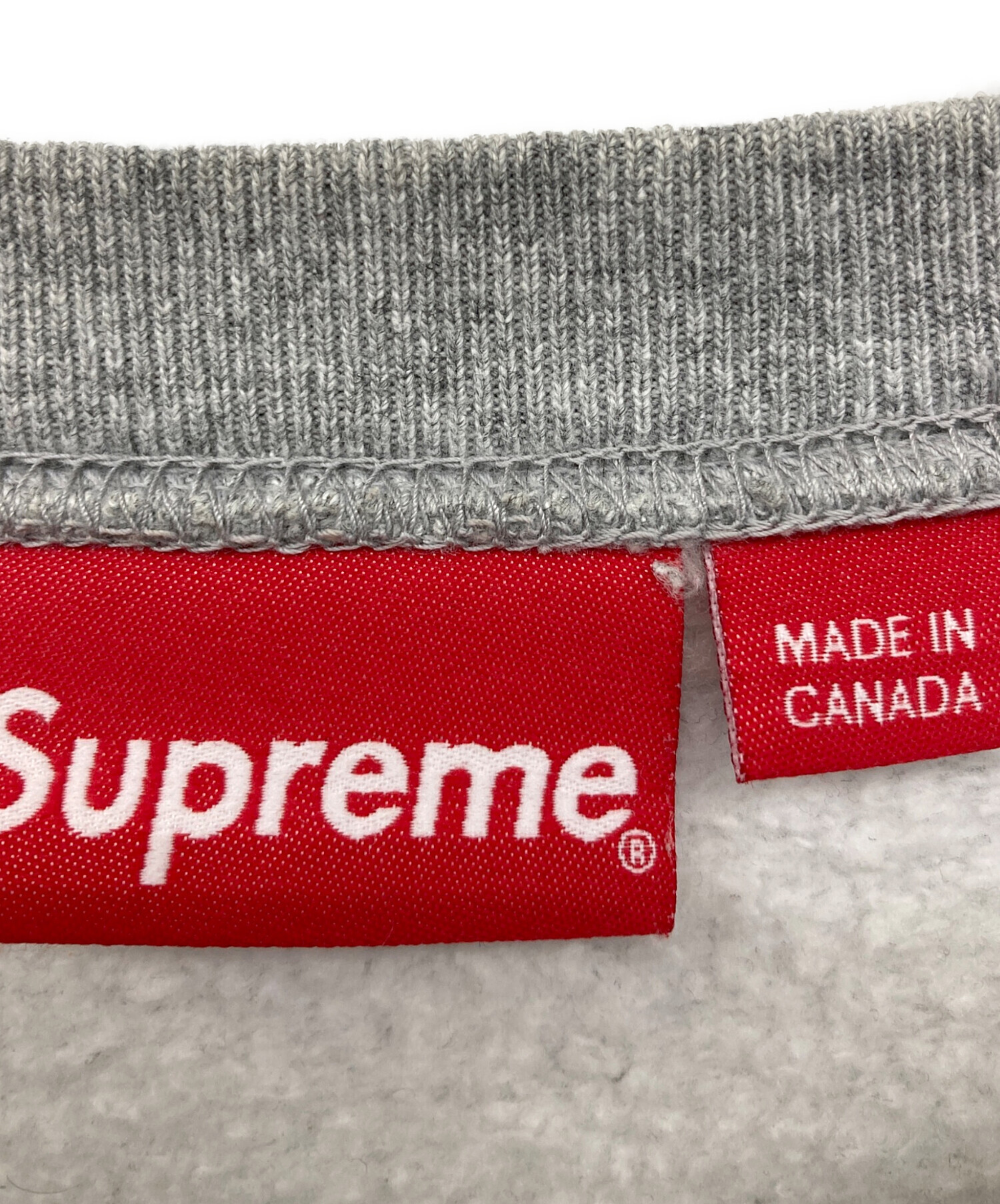 中古・古着通販】SUPREME (シュプリーム) Stacked Crewneck グレー