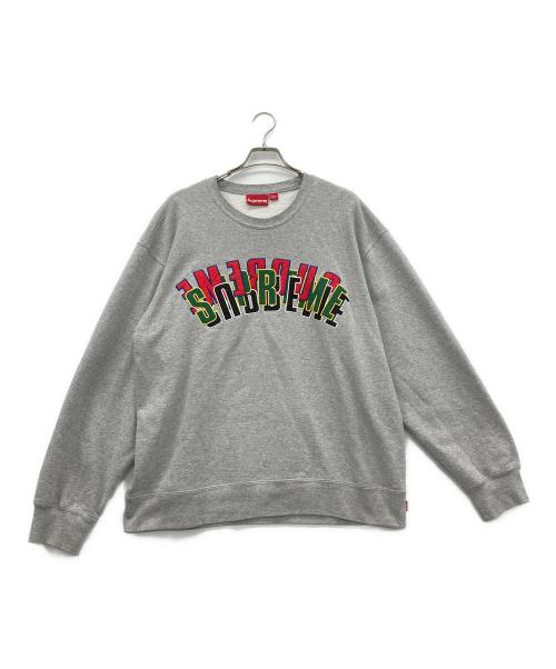中古・古着通販】SUPREME (シュプリーム) Stacked Crewneck グレー