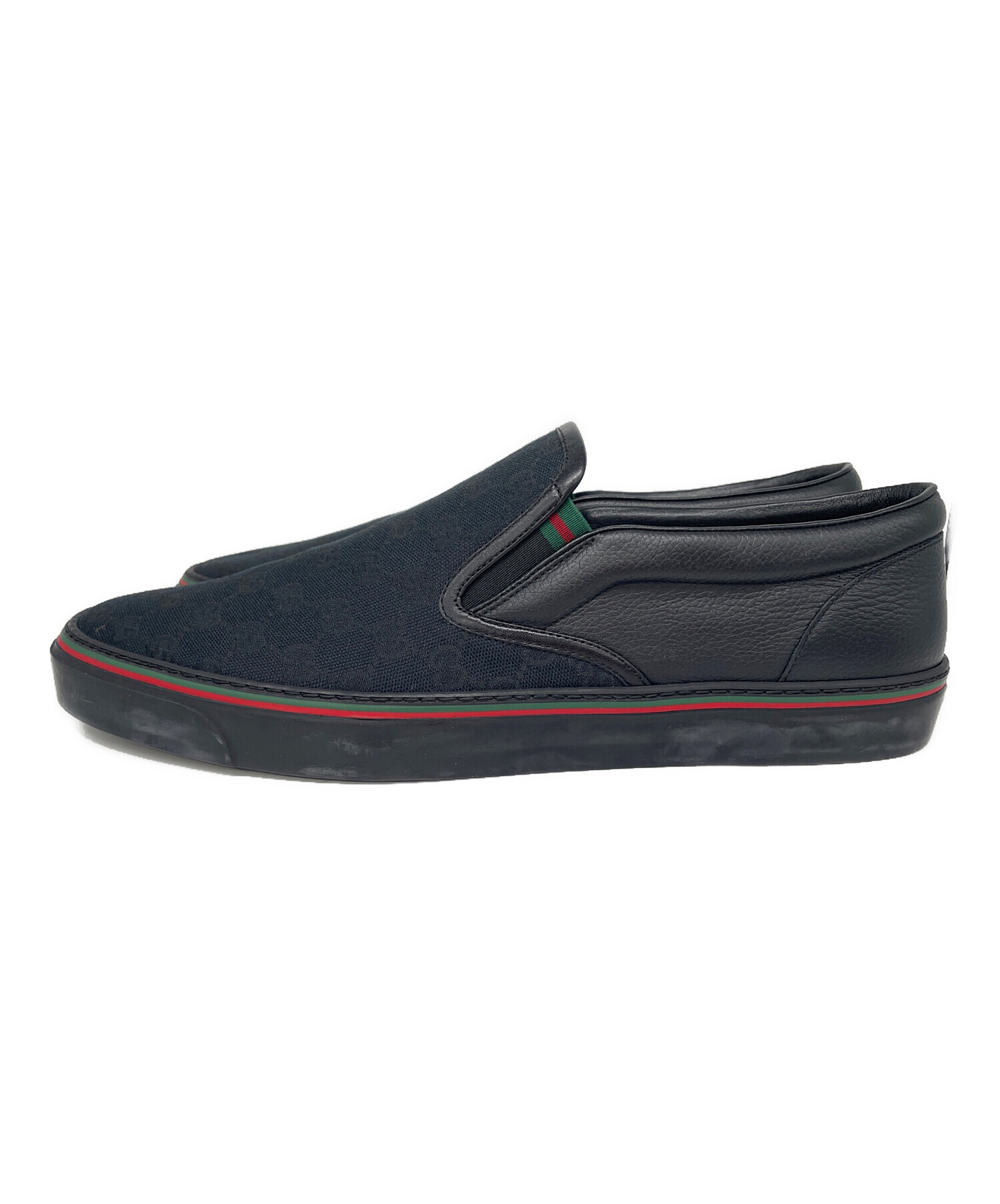 中古・古着通販】GUCCI (グッチ) ローカットスニーカー ブラック
