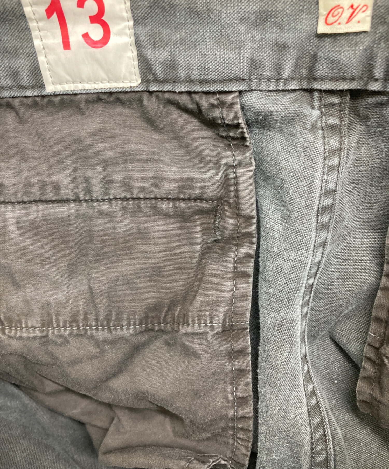 中古・古着通販】OUTIL (ウティ) PANTALON BLESLE グレー サイズ:13
