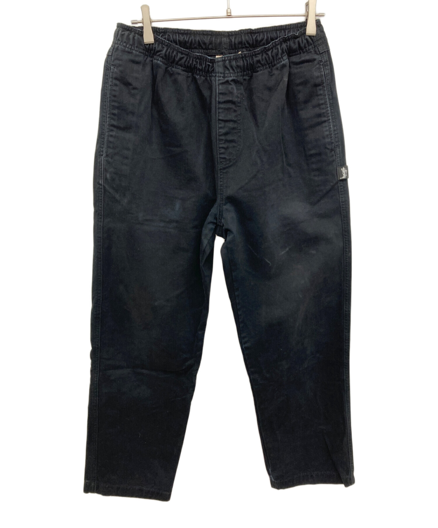 ステューシー Brushed Beach Pants 黒 中古・古着通販】stussy (ステューシー) Brushed Beach Pants ブラック