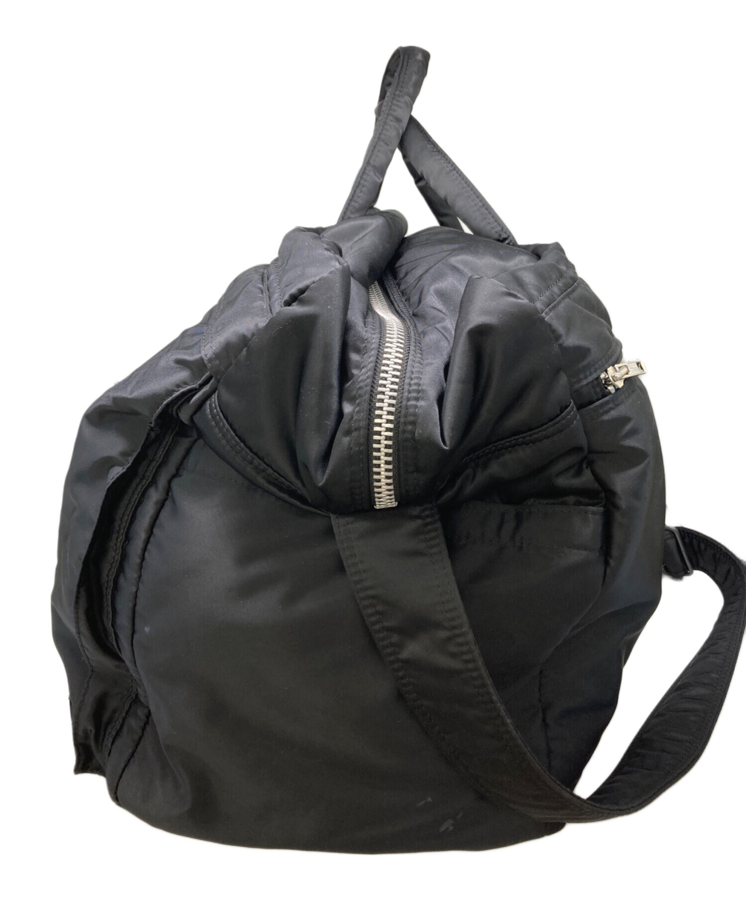 【未使用に近い】 HEAD PORTER 2way ボストンバッグ ブラック 黒 中古・古着通販】PORTER (ポーター) 2WAYボストンバッグ ブラック