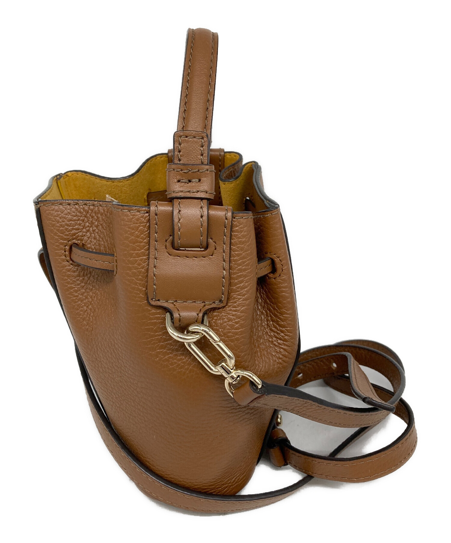 FURLA 2wayバッグ 中古・古着通販】FURLA (フルラ) 2WAYバッグ ブラウン｜ブランド・古着