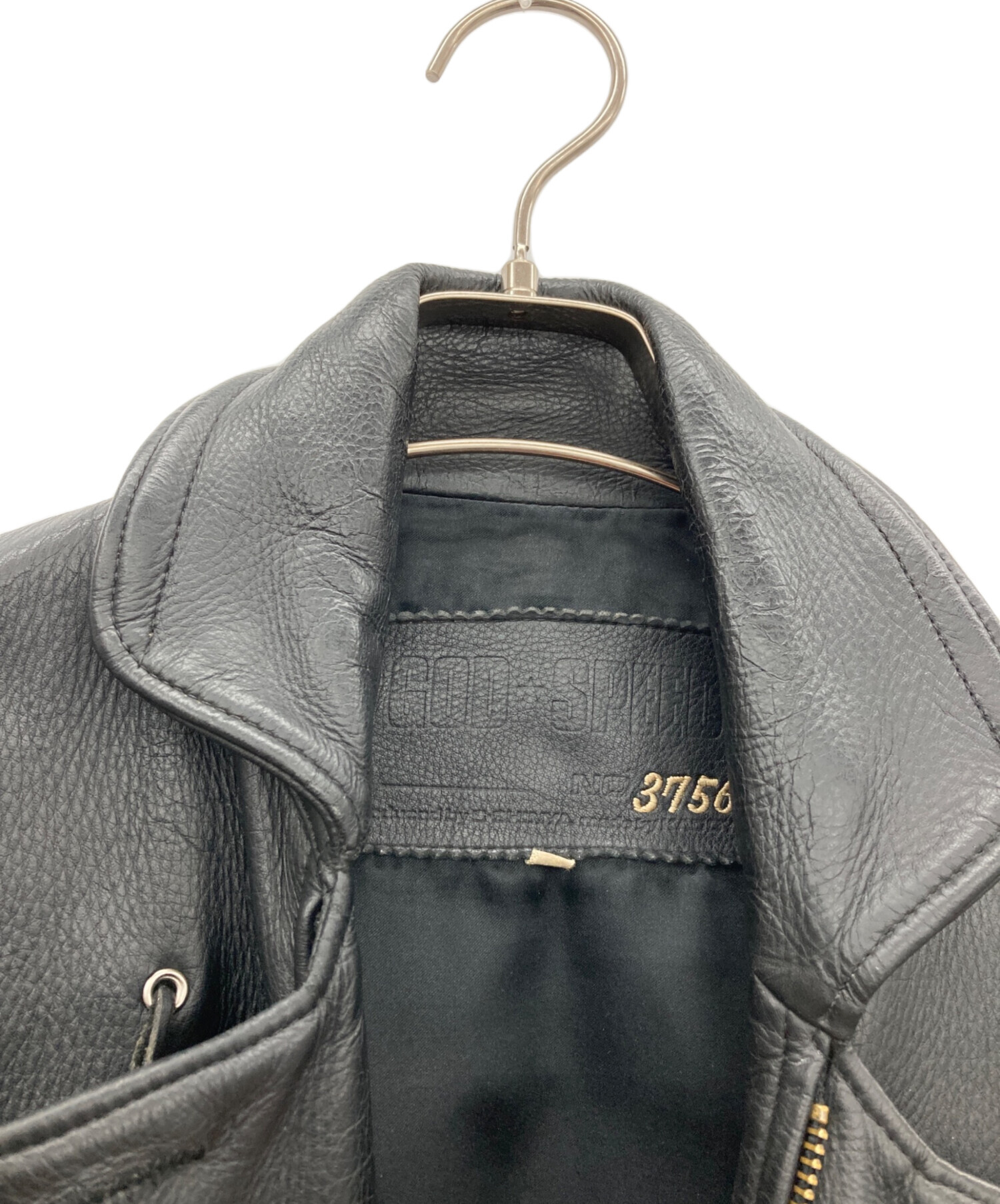 中古・古着通販】KADOYA (カドヤ) レザーライダースジャケット