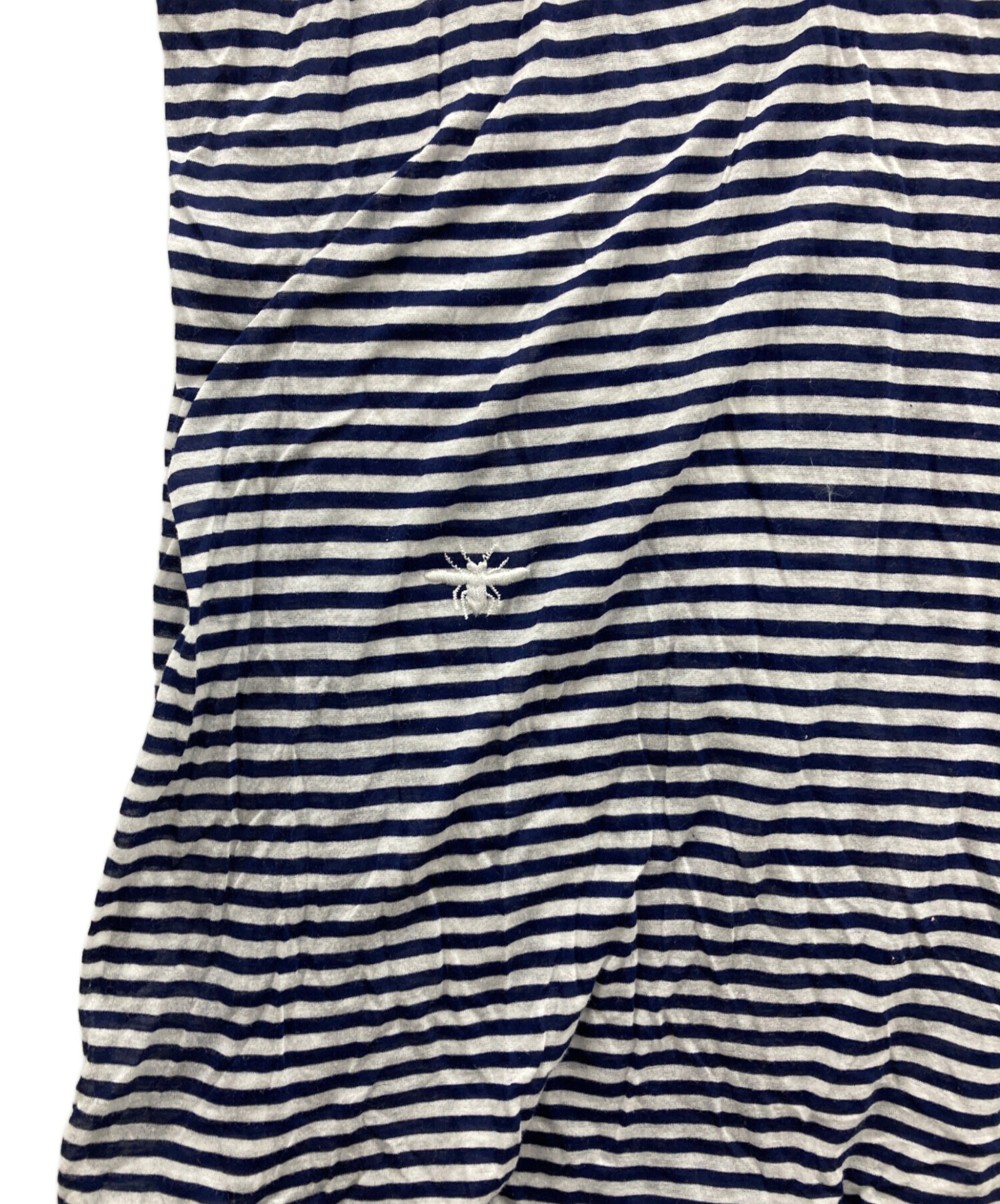 中古・古着通販】Dior (ディオール) ボーダーTシャツ ネイビー