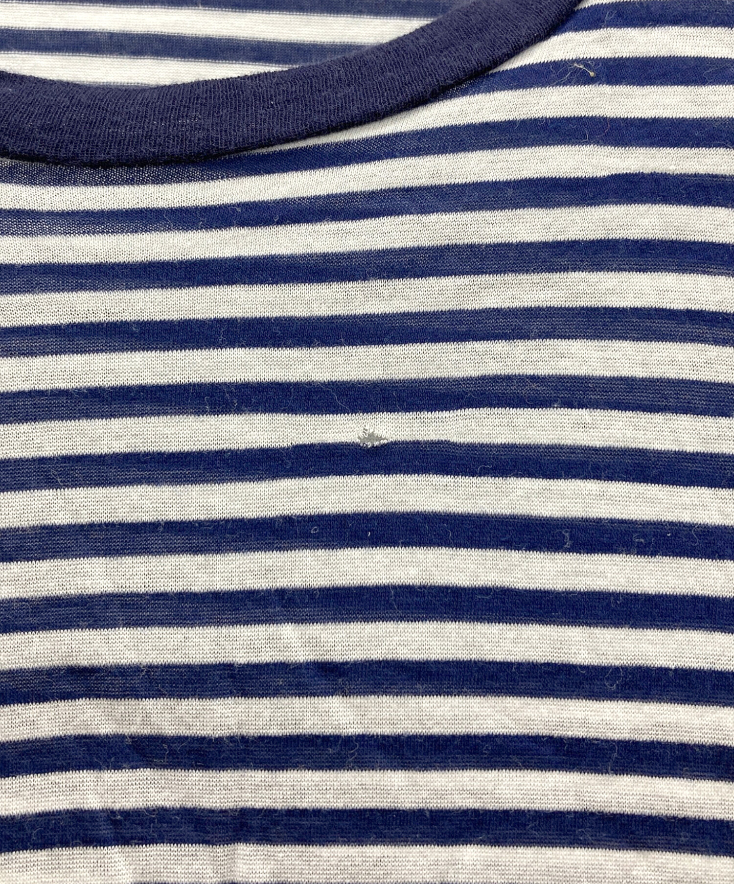 中古・古着通販】Dior (ディオール) ボーダーTシャツ ネイビー