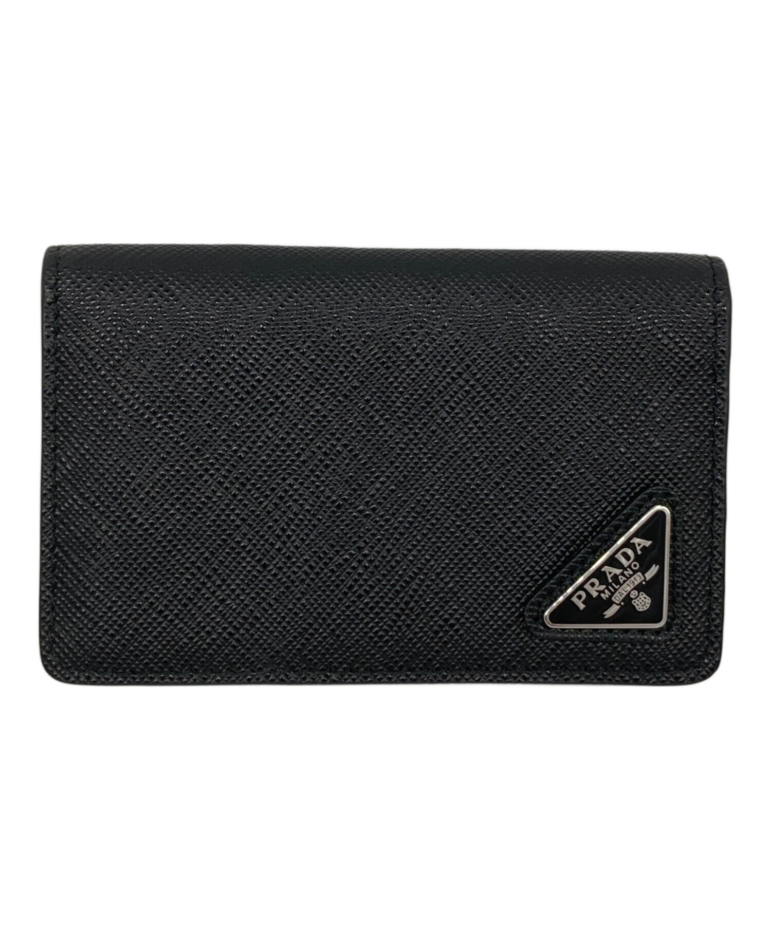 最終値下げ　新品・未使用・正規品  PRADA カードケース 中古・古着通販】PRADA (プラダ) サファイアーノレザーカードケース