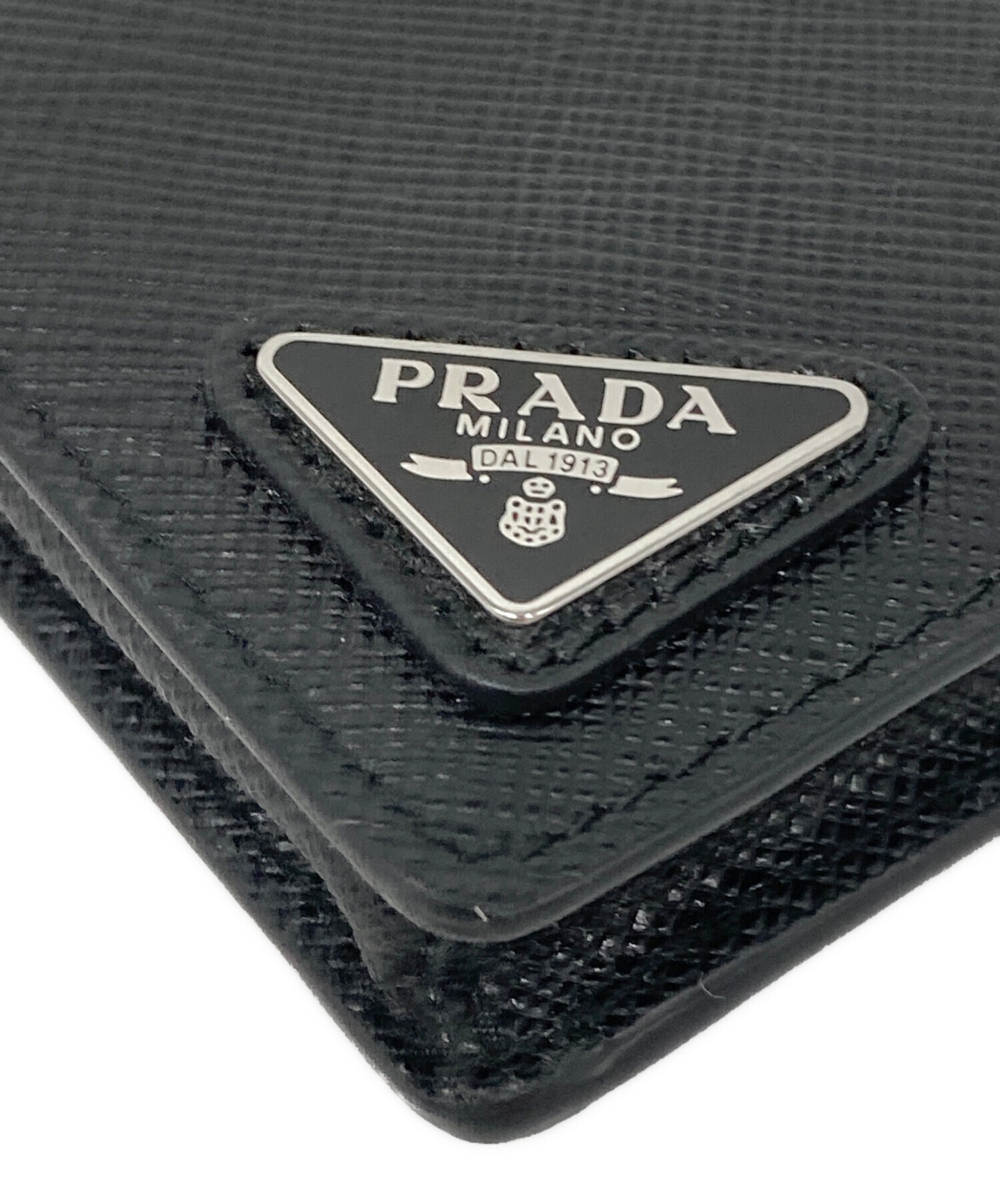 中古・古着通販】PRADA (プラダ) サファイアーノレザーカードケース