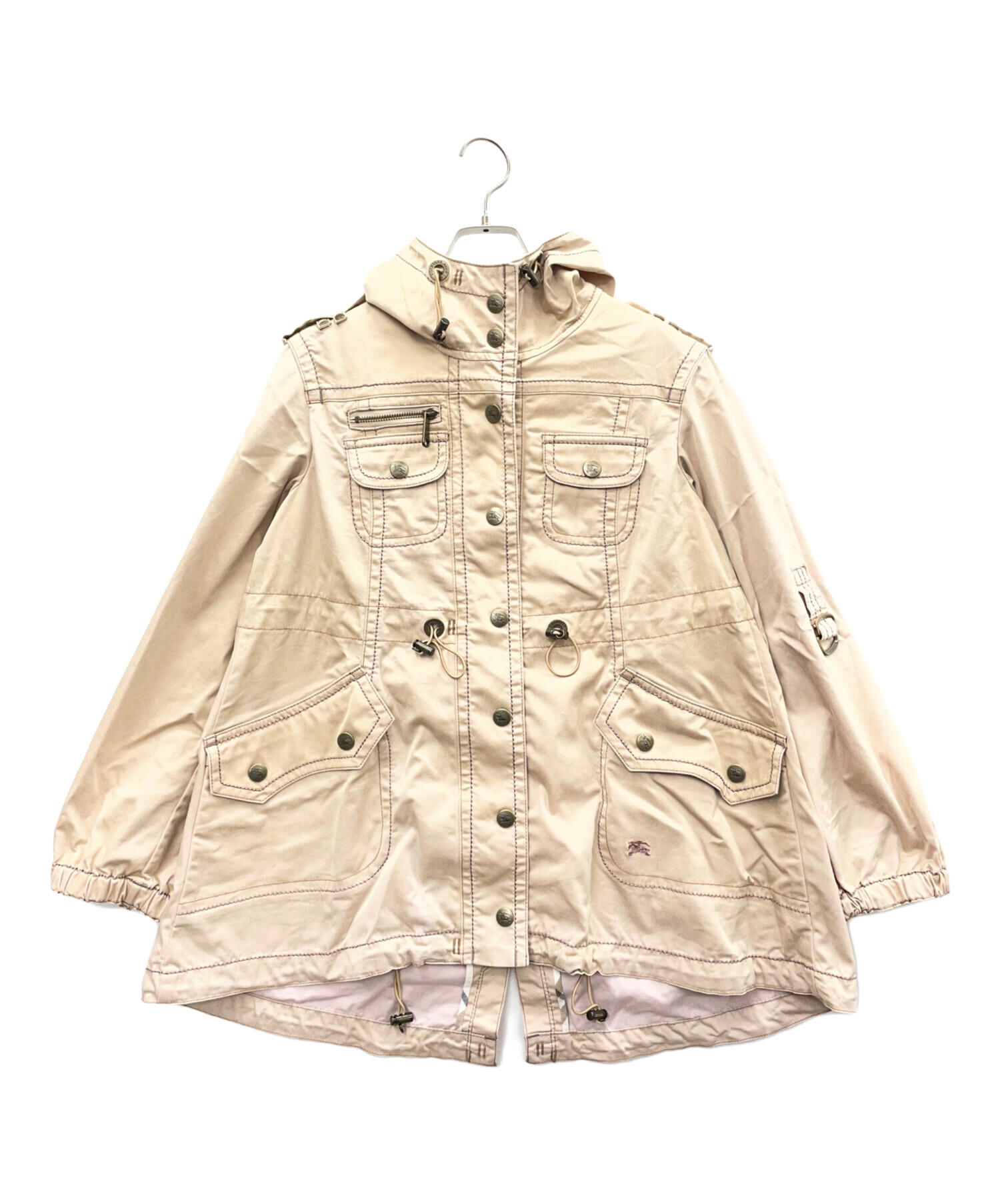 BURBERRY ブルーレーベル コート 36 ベージュ 中古・古着通販】BURBERRY BLUE LABEL (バーバリー ブルー レーベル